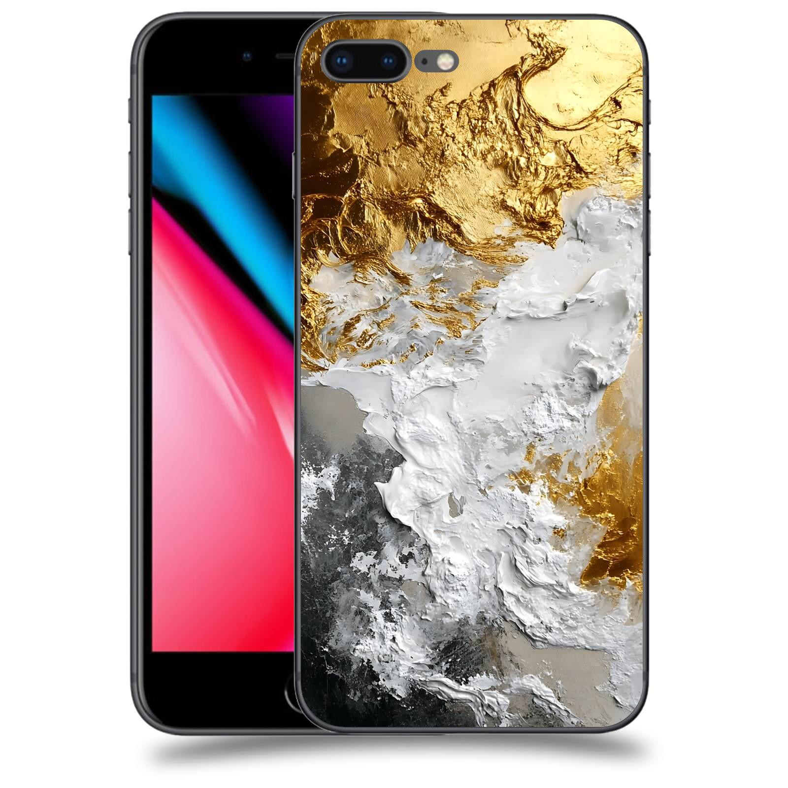 ACOVER Kryt na mobil Apple iPhone 8 Plus - Liquid Gold VI