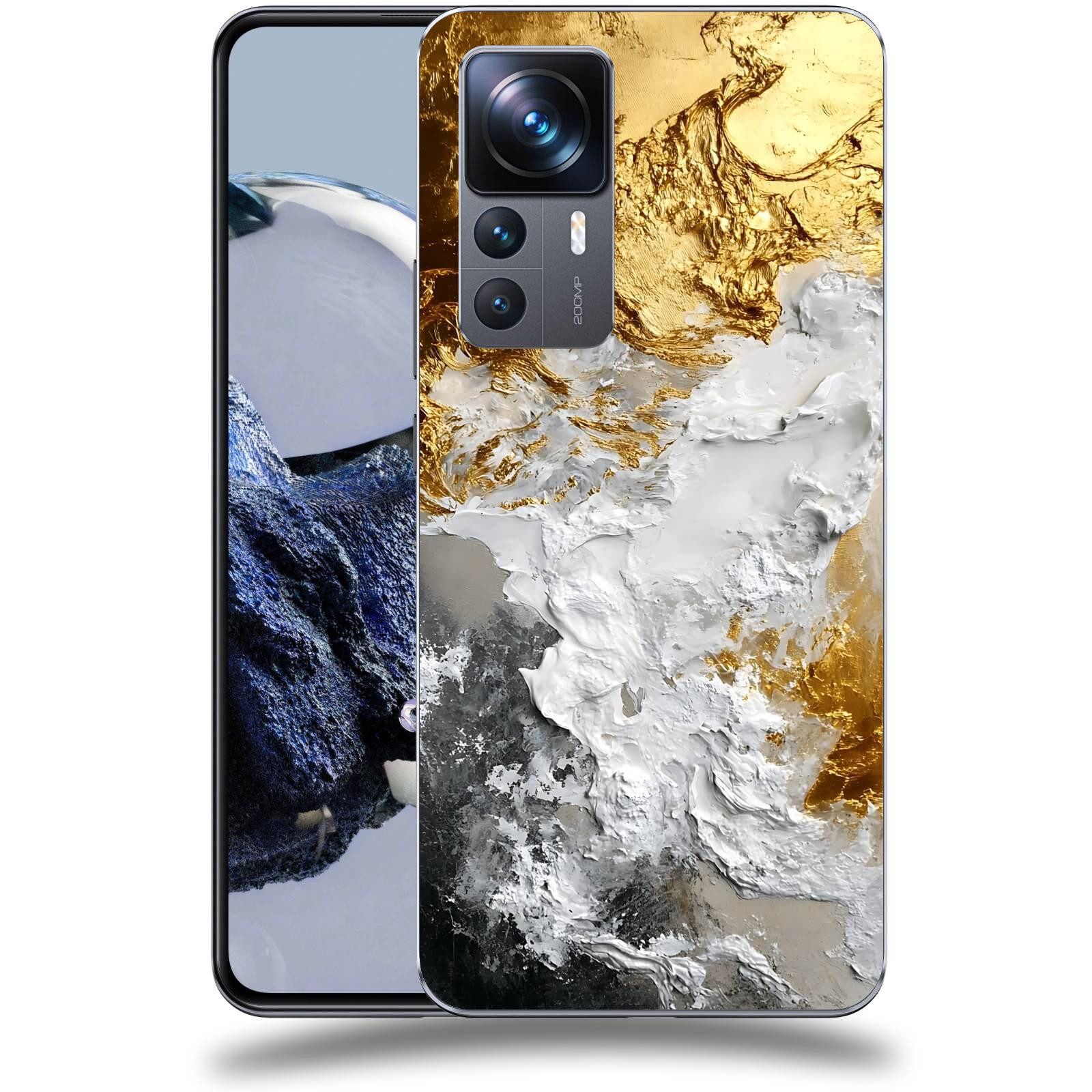 ACOVER Kryt na mobil Xiaomi 12T Pro - Liquid Gold VI