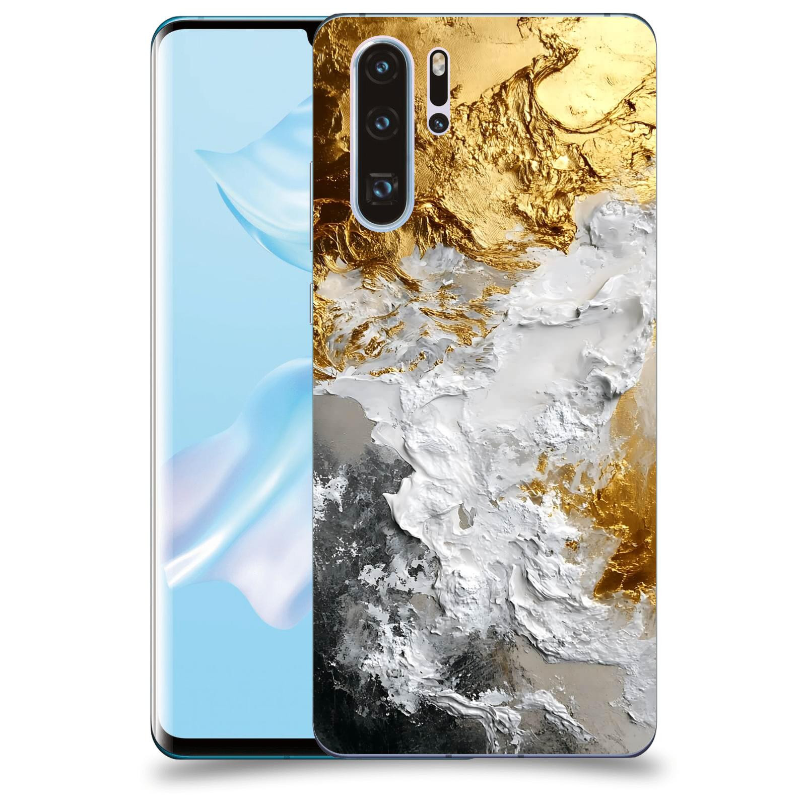 ACOVER Kryt na mobil Huawei P30 - Liquid Gold VI