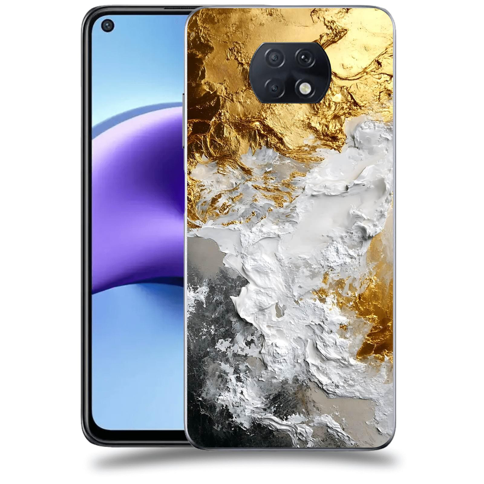 ACOVER Kryt na mobil Xiaomi Redmi Note 9T - Liquid Gold VI