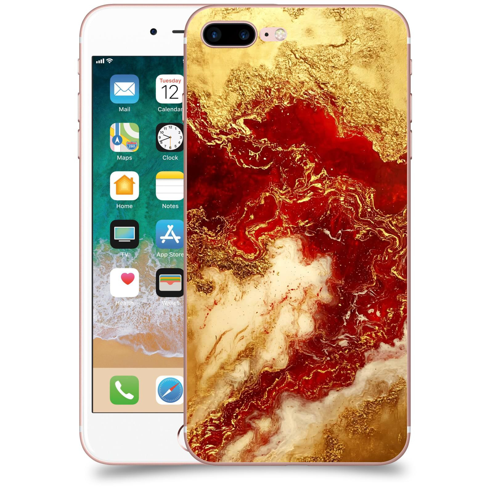 ACOVER Kryt na mobil Apple iPhone 7 Plus - Golden Blood I