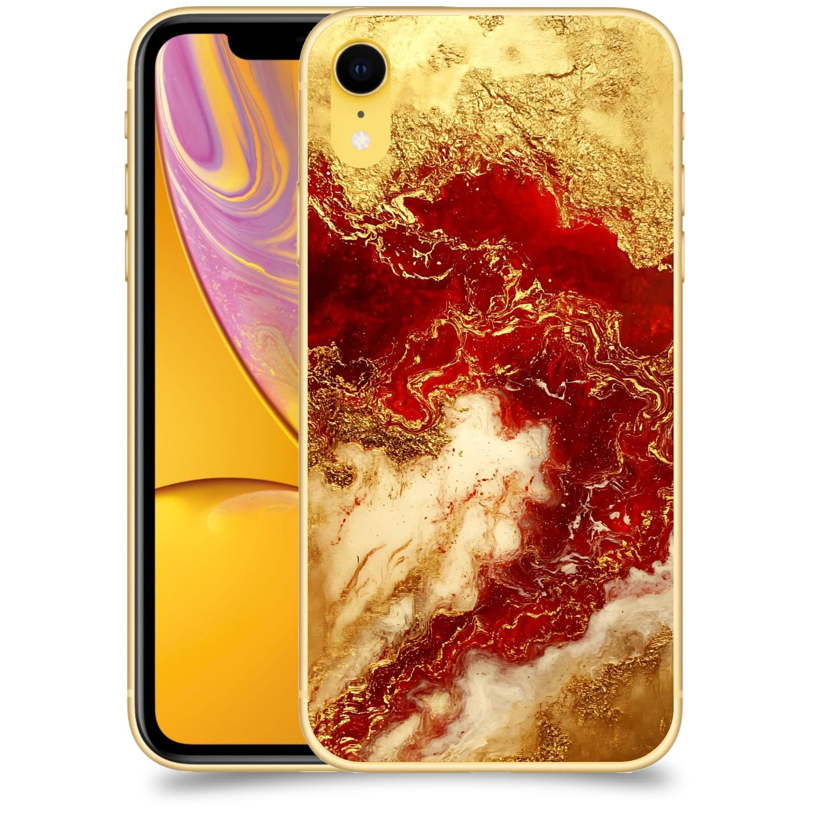 ACOVER Kryt na mobil Apple iPhone XR - Golden Blood I