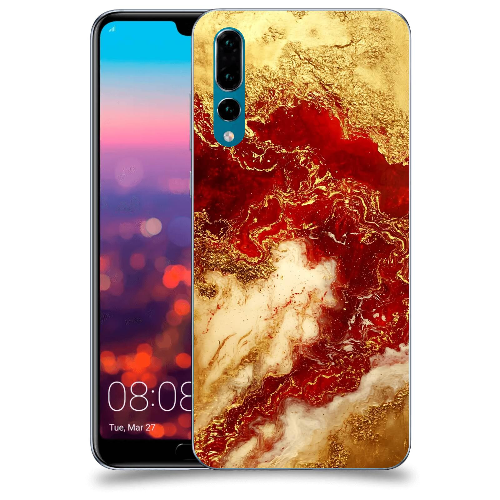 ACOVER Kryt na mobil Huawei P20 Pro - Golden Blood I