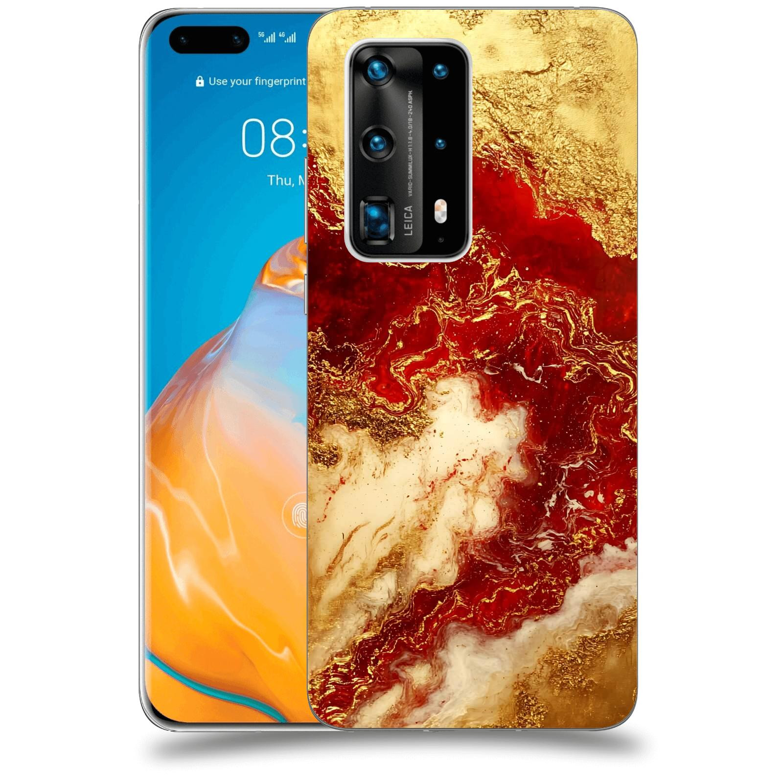 ACOVER Kryt na mobil Huawei P40 Pro - Golden Blood I