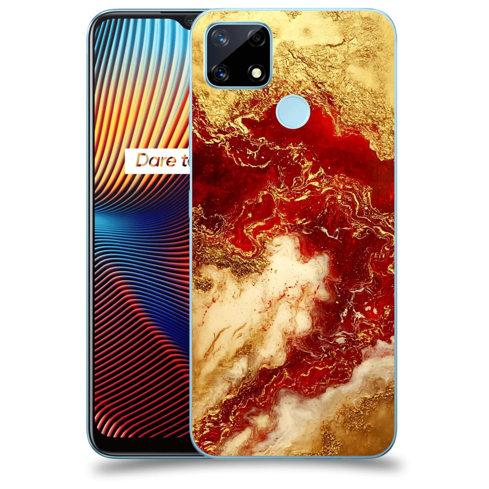 ACOVER Kryt na mobil Realme 7i - Golden Blood I