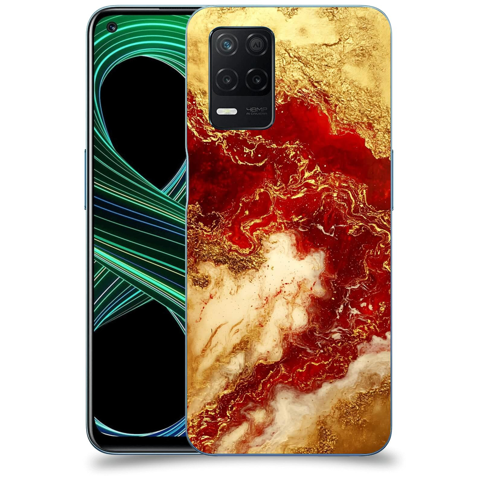 ACOVER Kryt na mobil Realme 8 5G - Golden Blood I