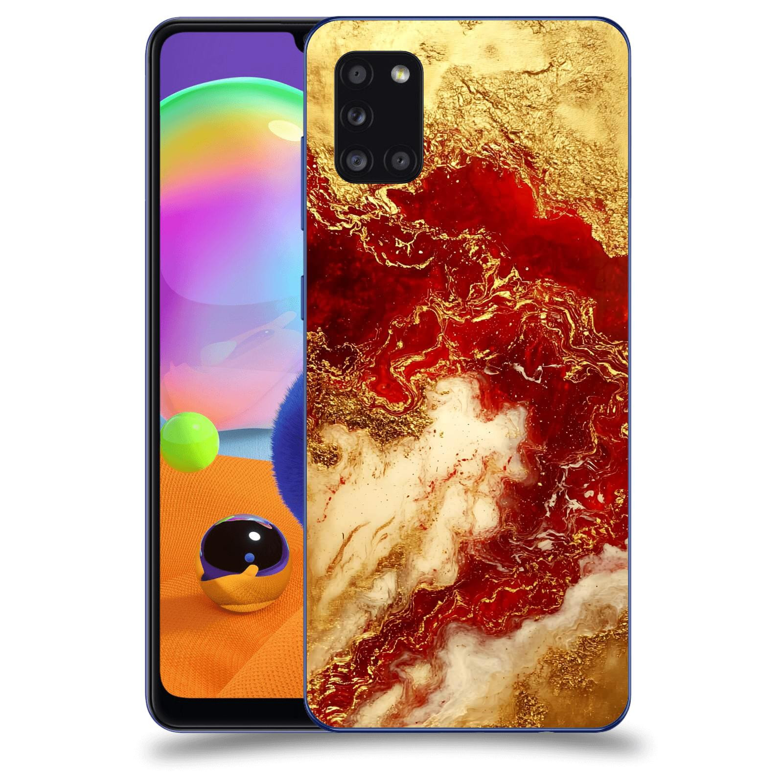 ACOVER Kryt na mobil Samsung Galaxy A31 A315F - Golden Blood I