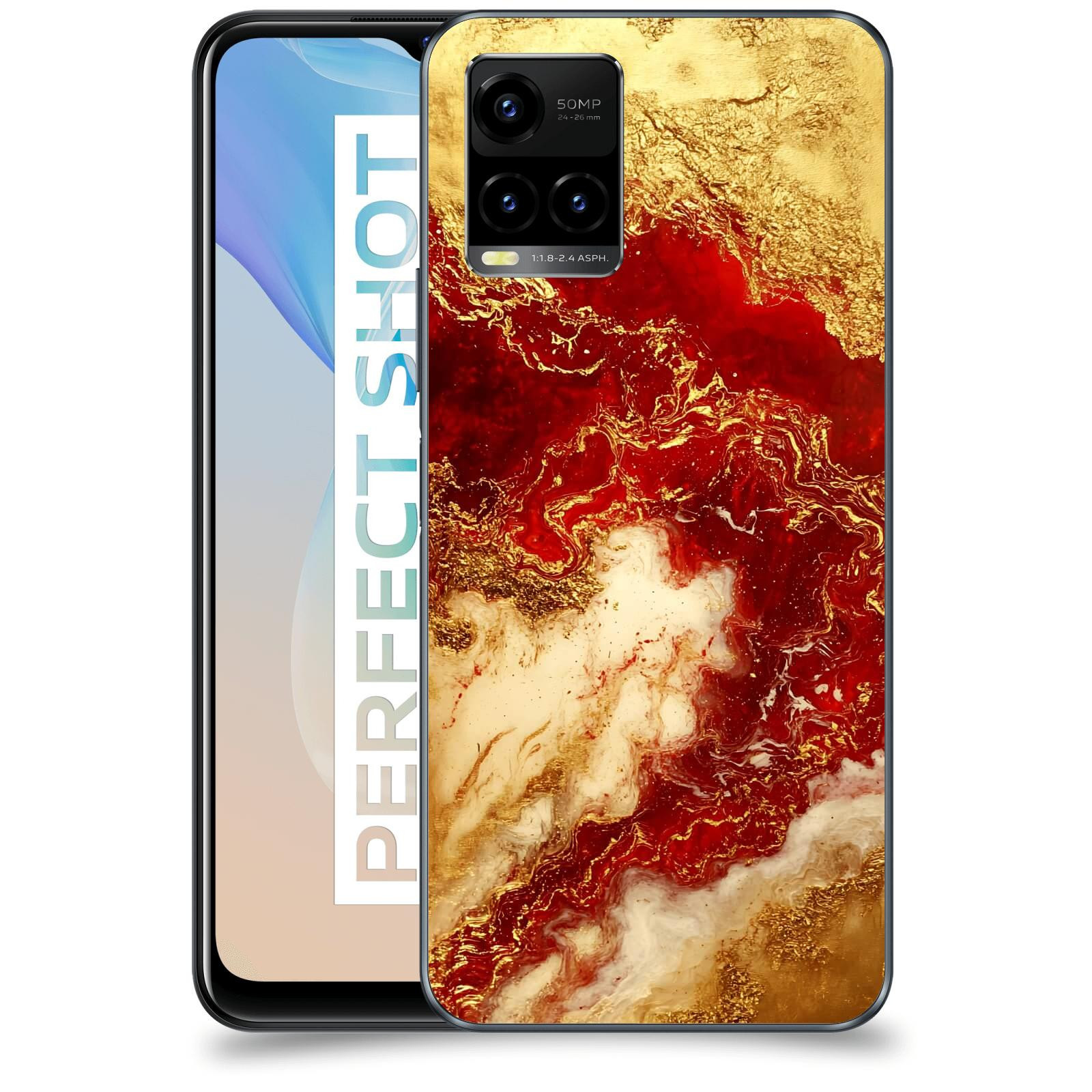 ACOVER Kryt na mobil Vivo Y33s - Golden Blood I