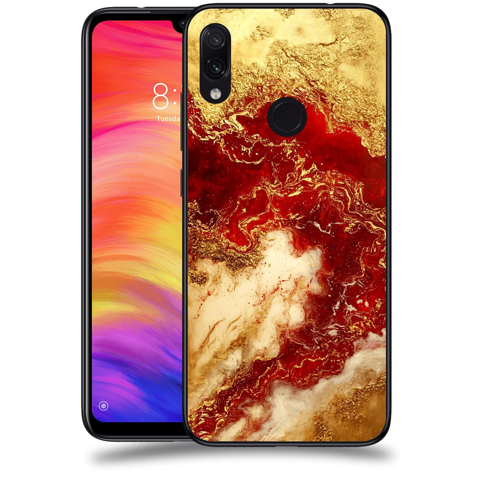 ACOVER Kryt na mobil Xiaomi Redmi Note 7 - Golden Blood I