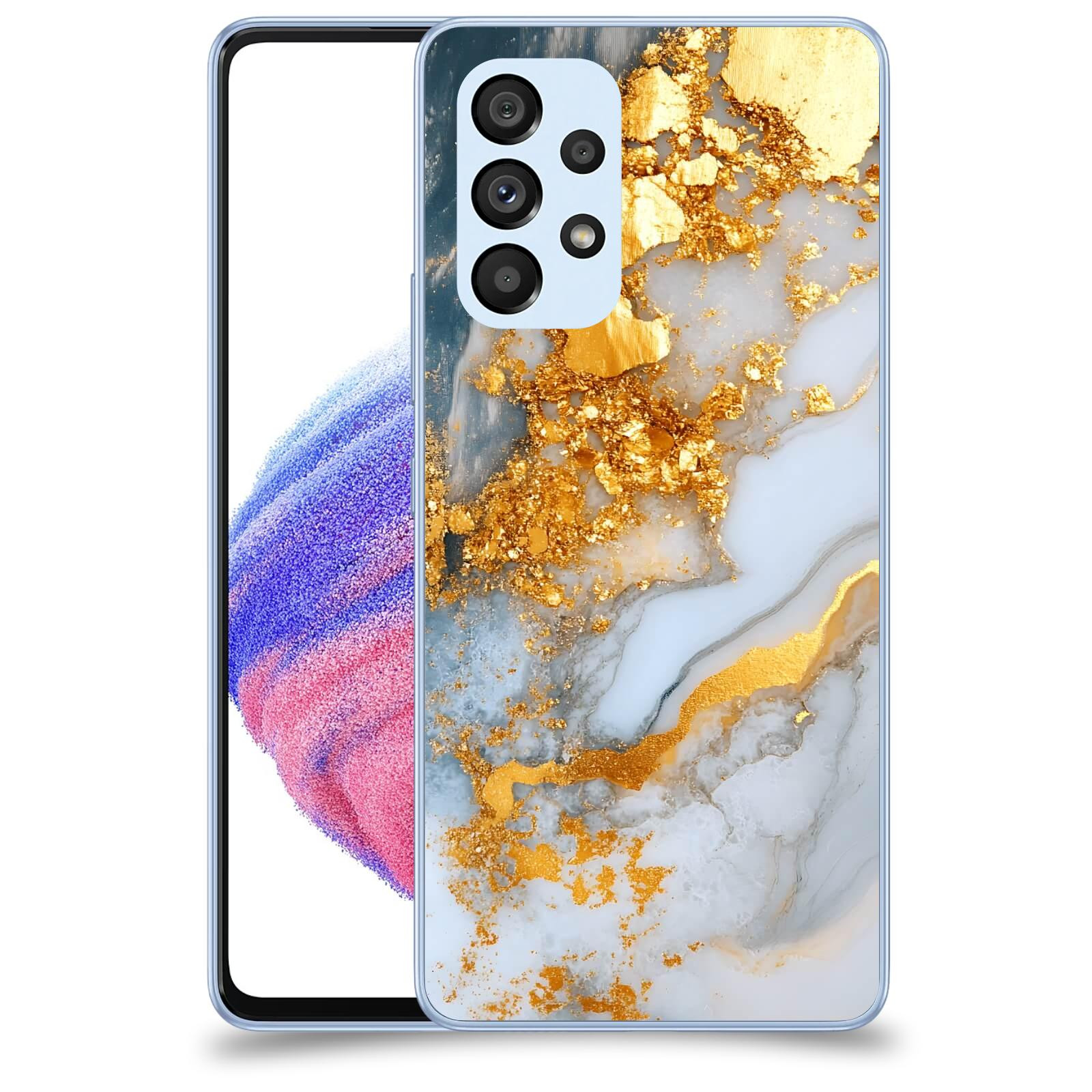 ACOVER Kryt na mobil Samsung Galaxy A32 5G A326B - Liquid Gold VII