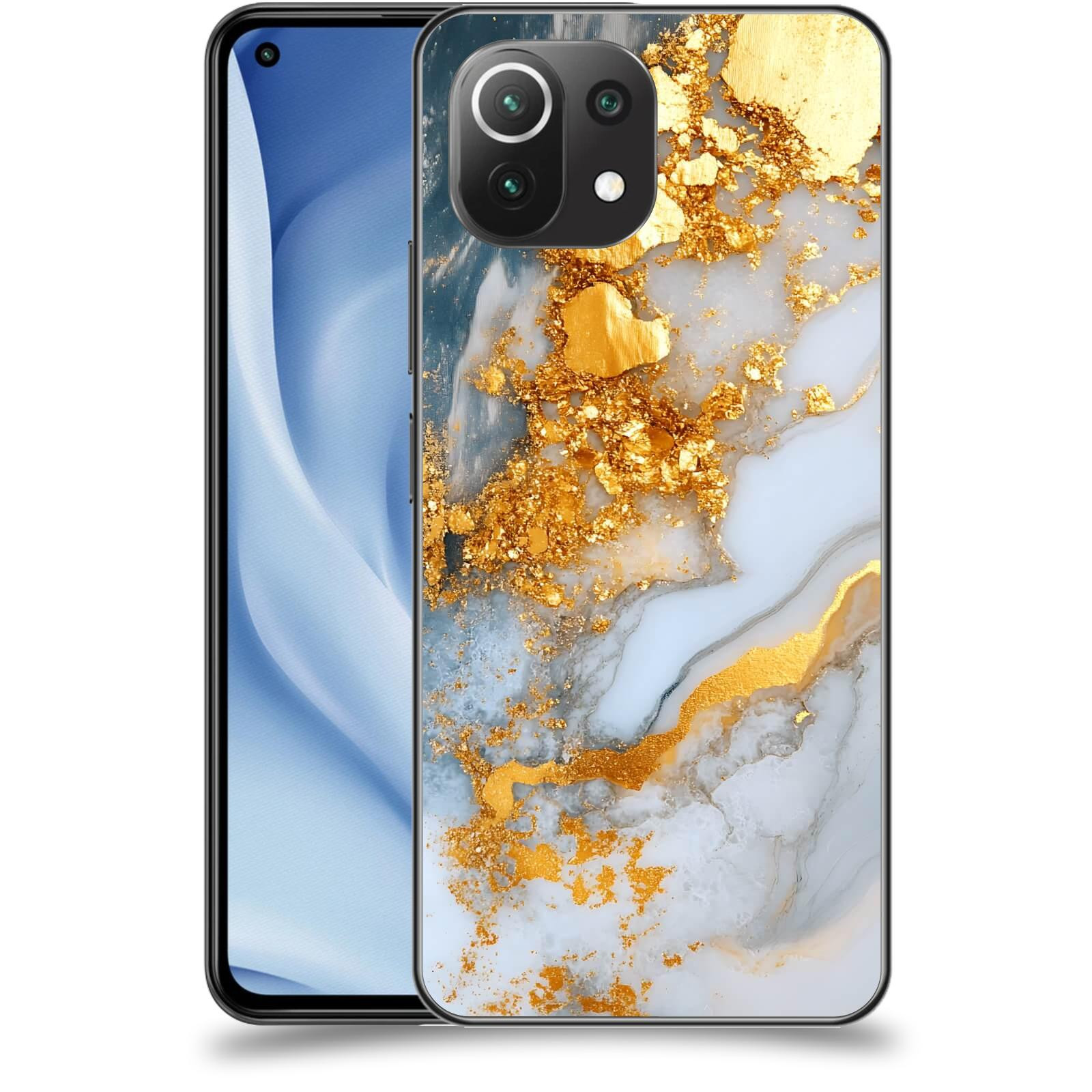 ACOVER Kryt na mobil Xiaomi Mi 11 Lite - Liquid Gold VII