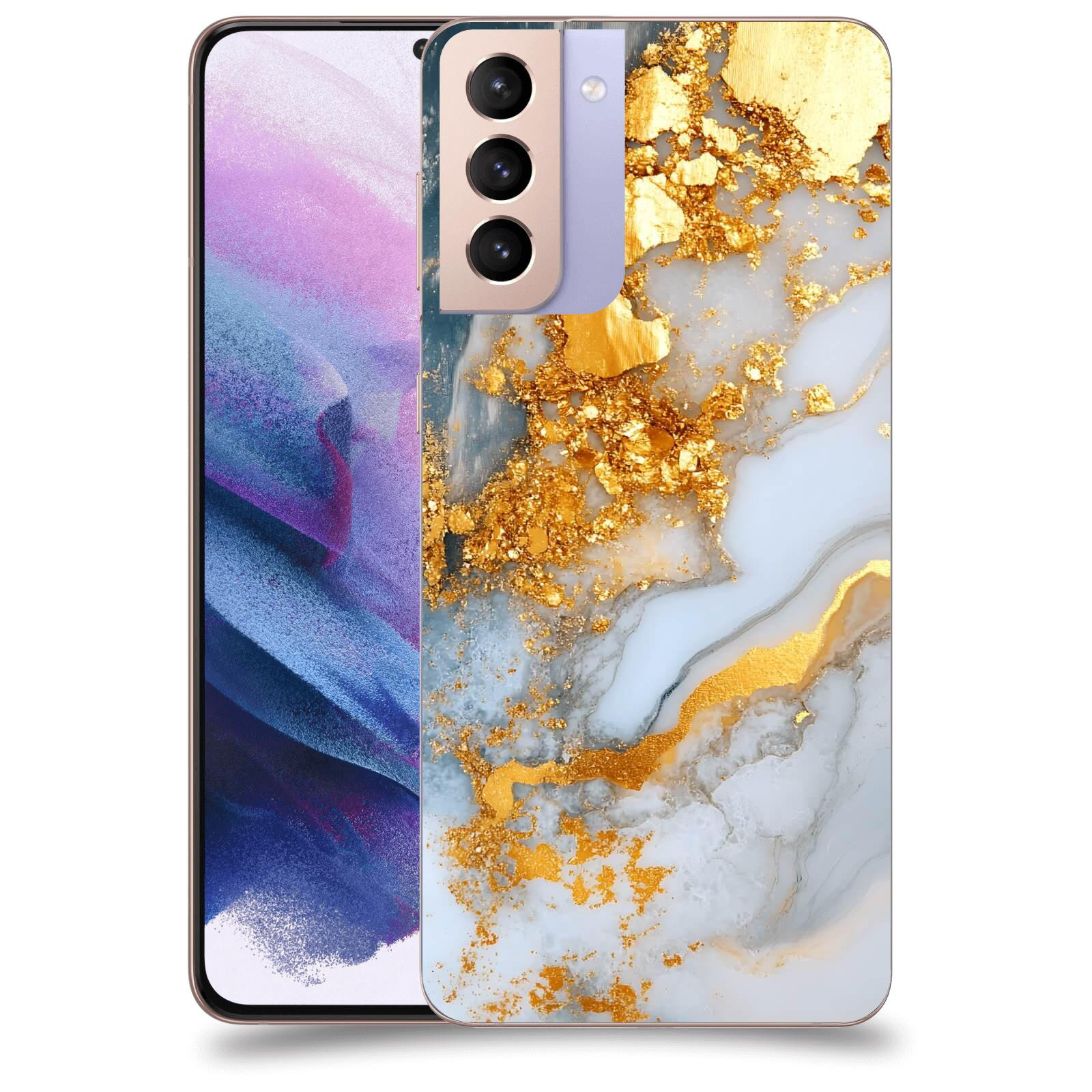ACOVER Kryt na mobil Samsung Galaxy S21+ G996F - Liquid Gold VII