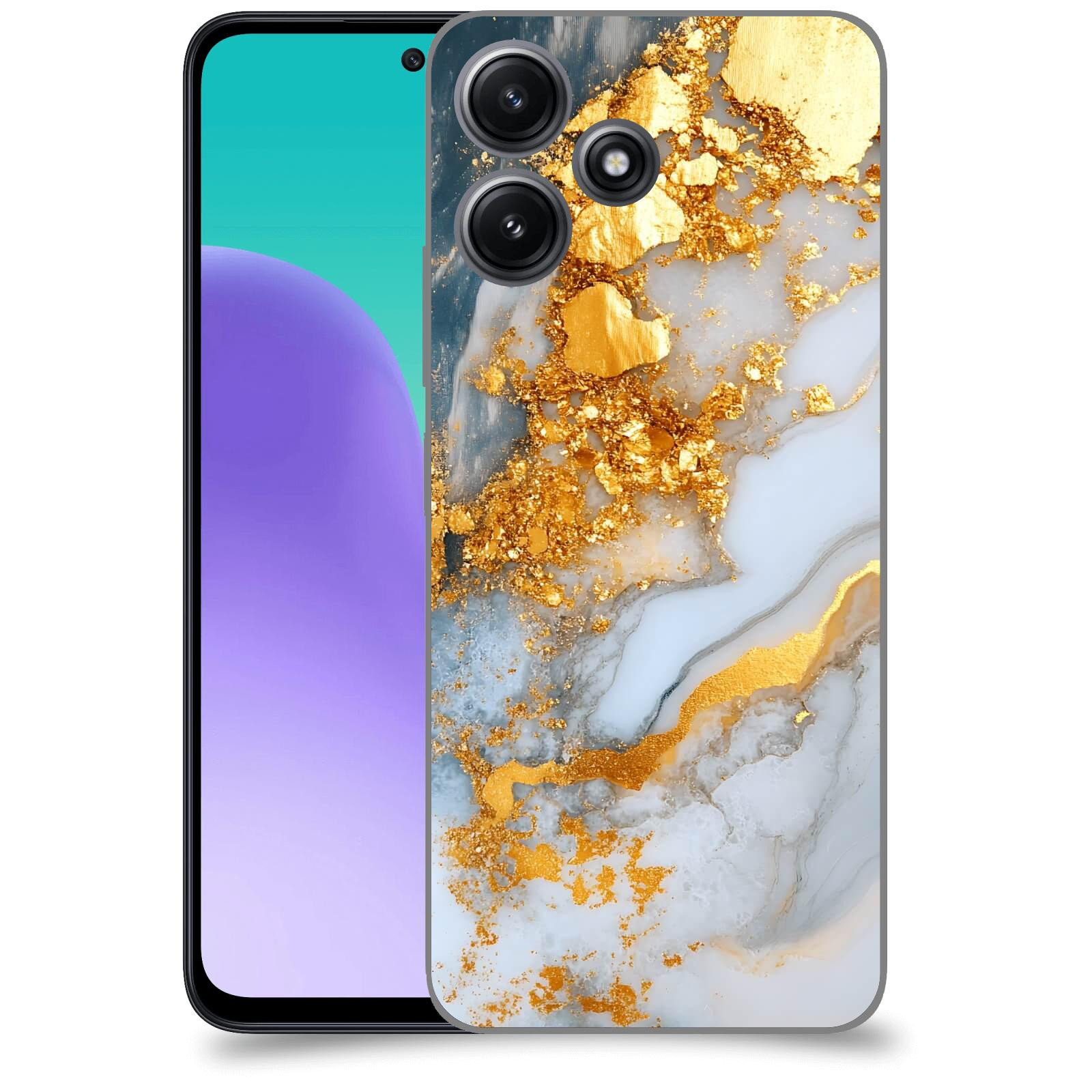 ACOVER Kryt na mobil Xiaomi Redmi 12 5G - Liquid Gold VII