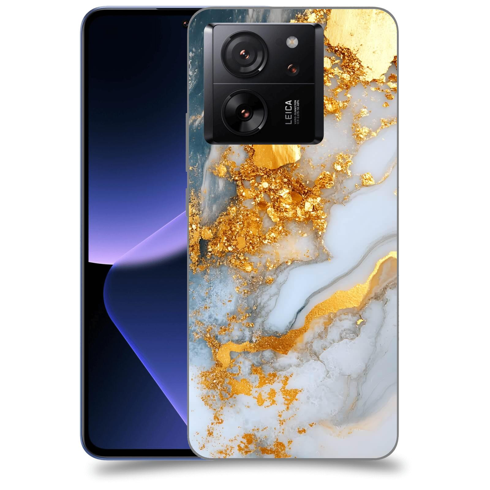 ACOVER Kryt na mobil Xiaomi 13T - Liquid Gold VII