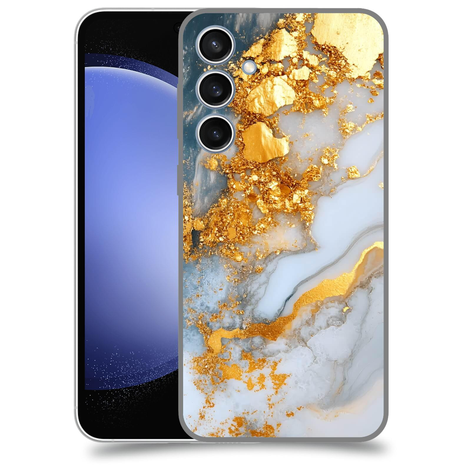 ACOVER Kryt na mobil Samsung Galaxy S23 FE - Liquid Gold VII