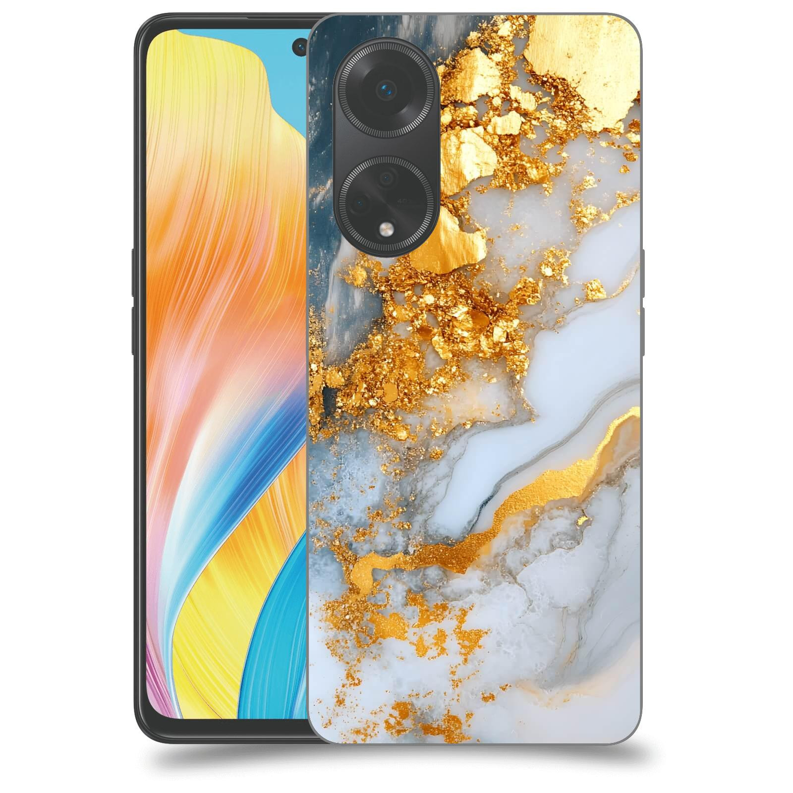 ACOVER Kryt na mobil OPPO A98 5G - Liquid Gold VII