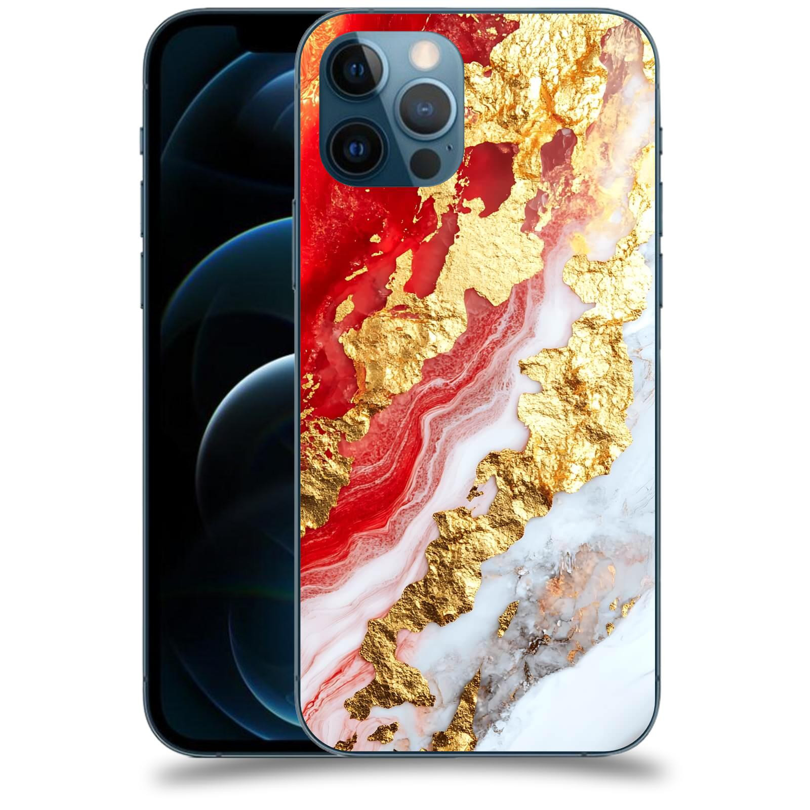 ACOVER Kryt na mobil Apple iPhone 12 Pro - Golden Blood II