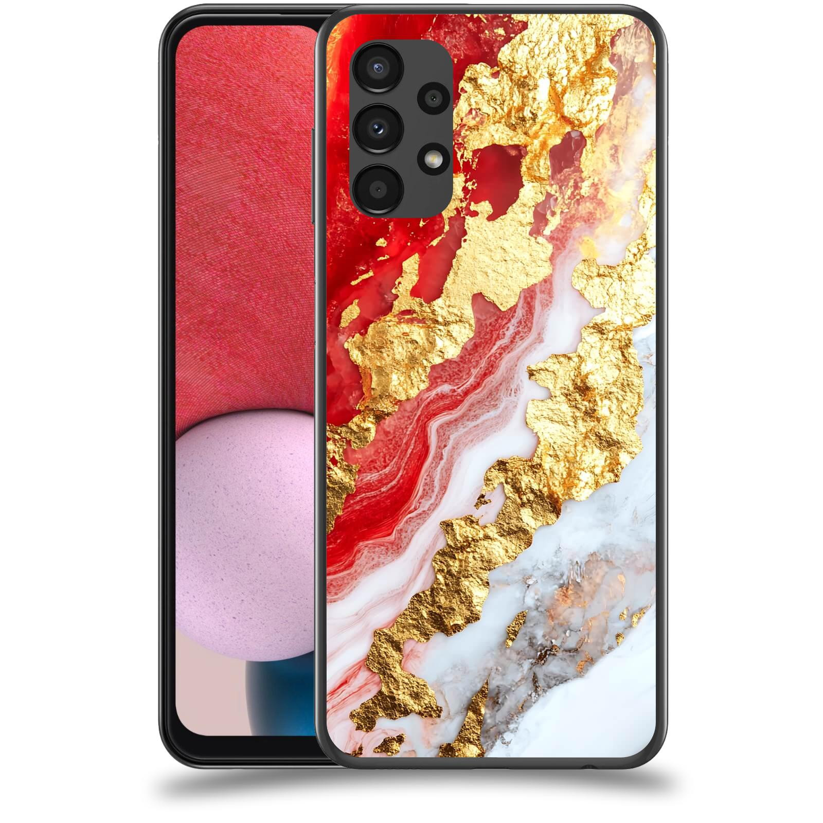 ACOVER Kryt na mobil Samsung Galaxy A13 4G A135 - Golden Blood II
