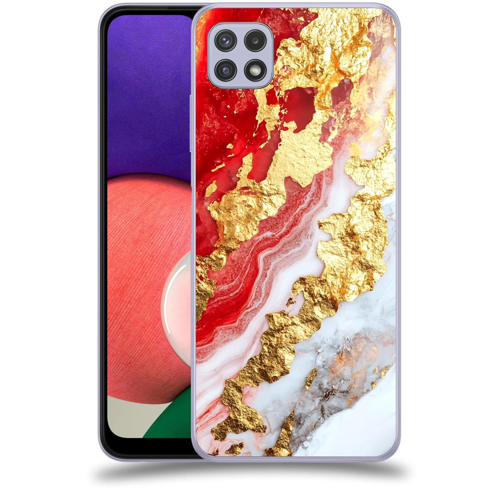 ACOVER Kryt na mobil Samsung Galaxy A22 5G A226B - Golden Blood II