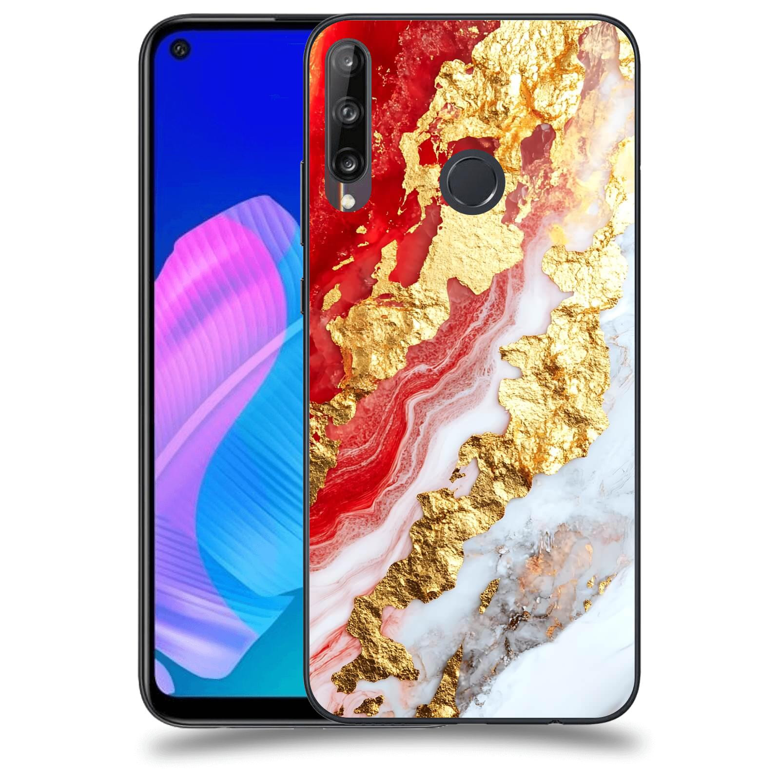 ACOVER Kryt na mobil Huawei P40 Lite E - Golden Blood II