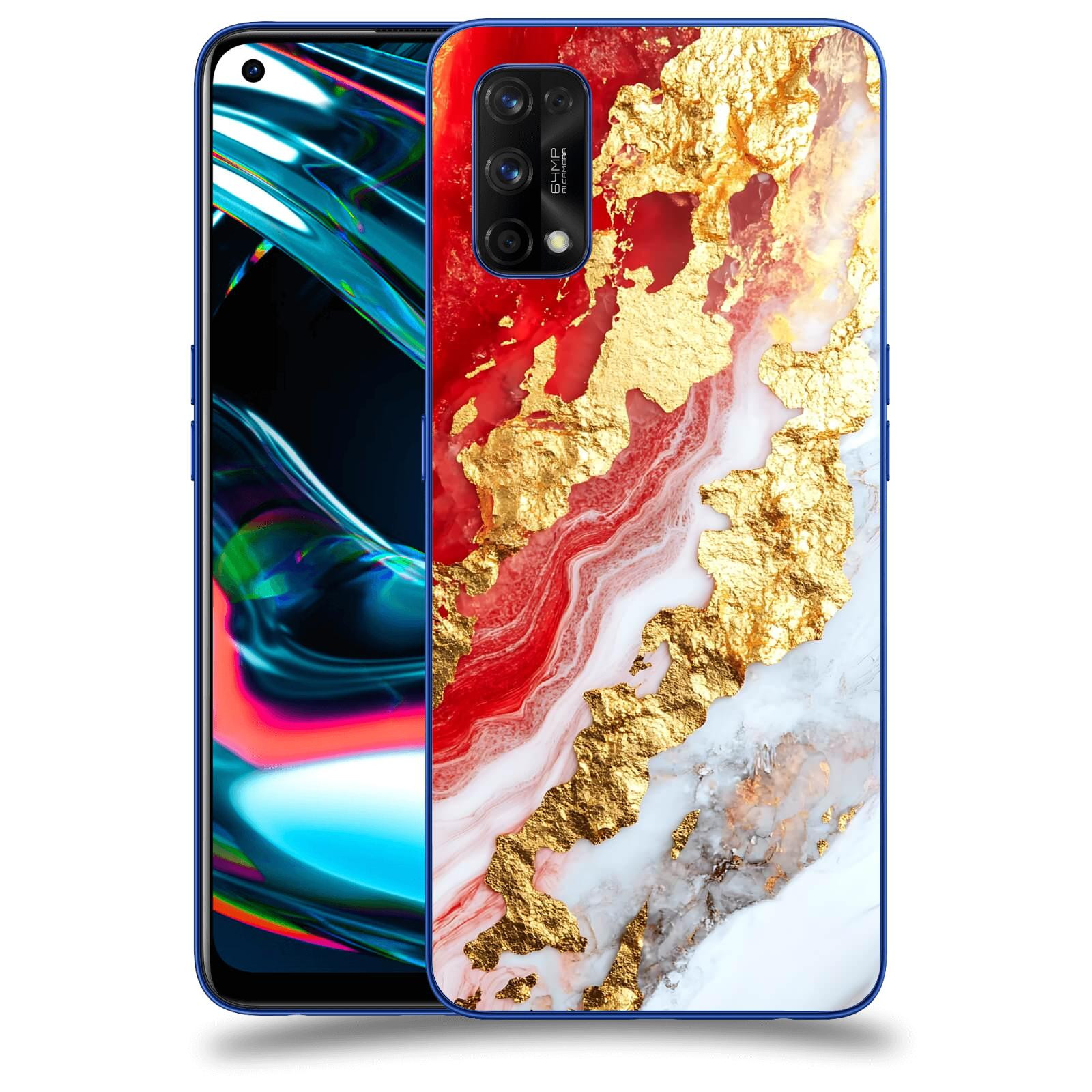 ACOVER Kryt na mobil Realme 7 Pro - Golden Blood II