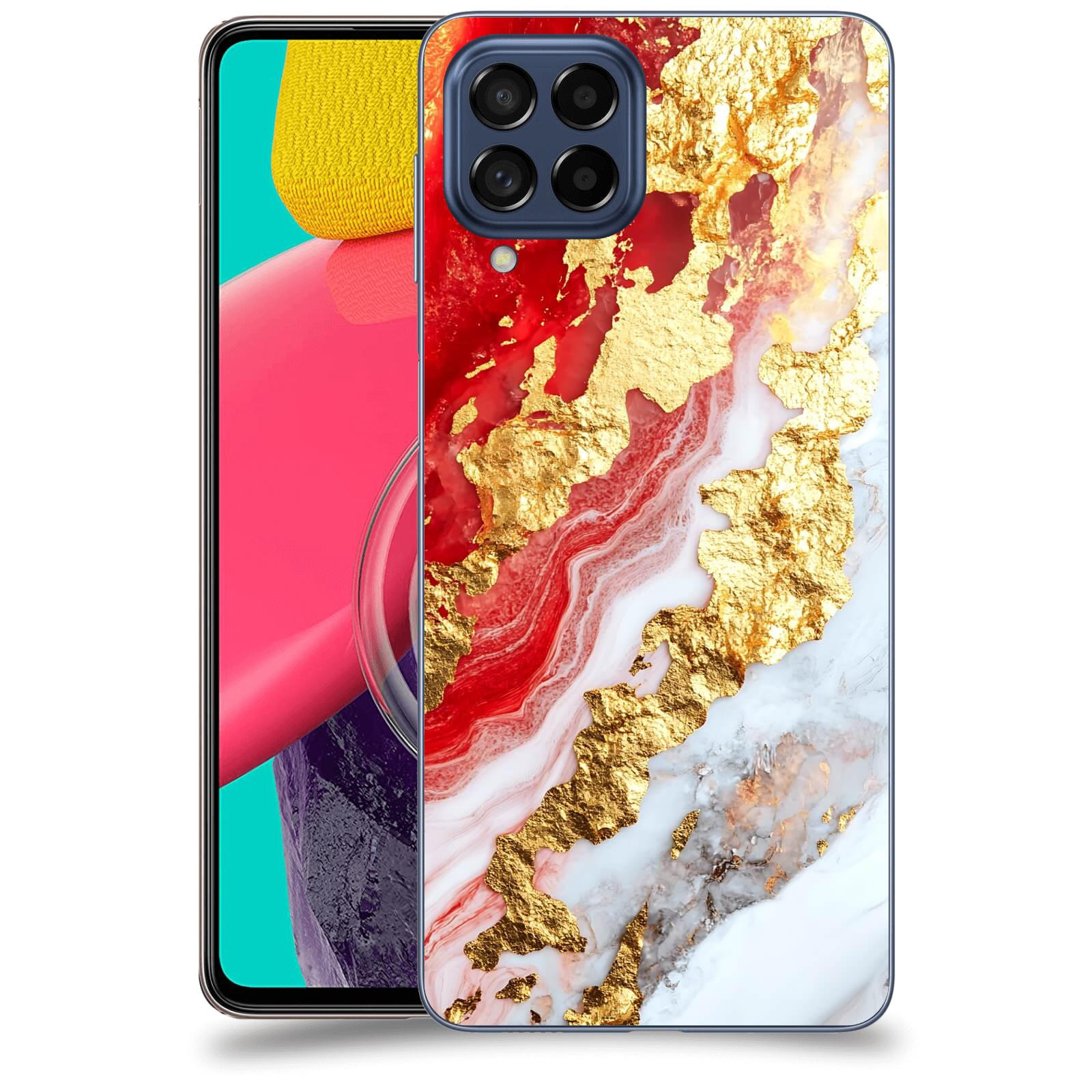 ACOVER Kryt na mobil Samsung Galaxy M53 5G - Golden Blood II