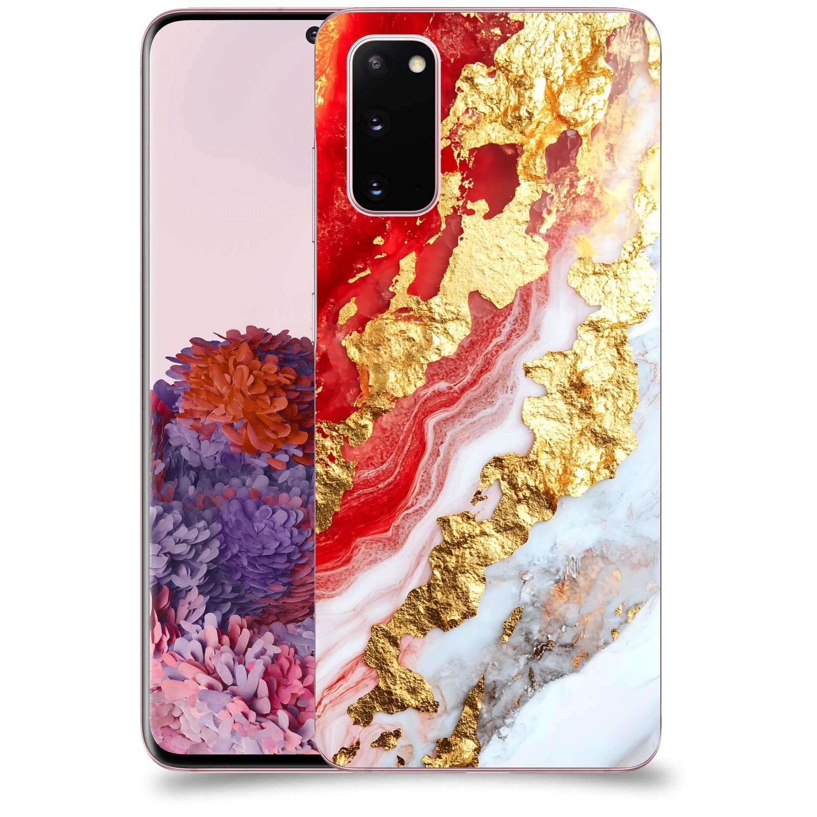 ACOVER Kryt na mobil Samsung Galaxy S20 G980F - Golden Blood II