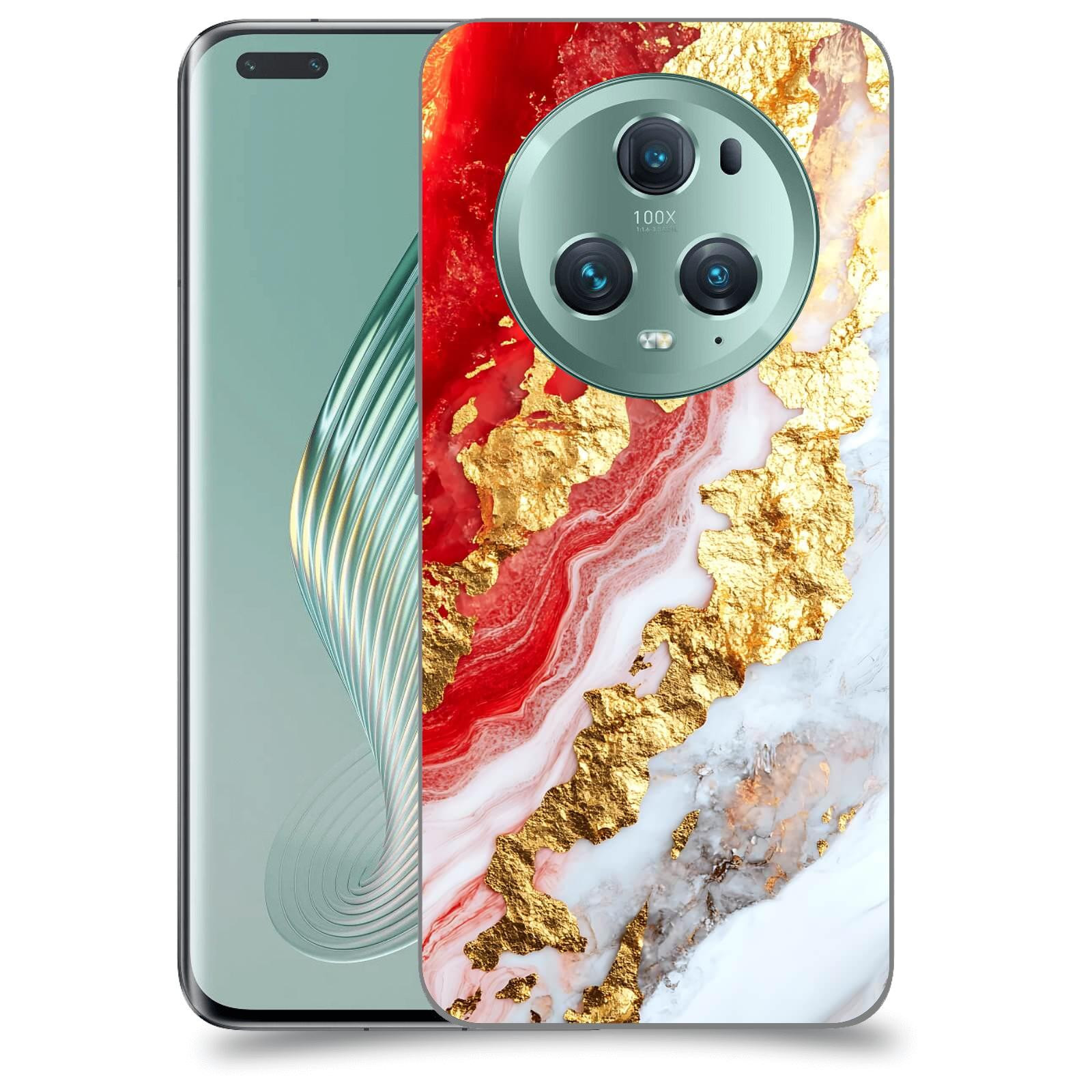 ACOVER Kryt na mobil Honor Magic5 Pro - Golden Blood II