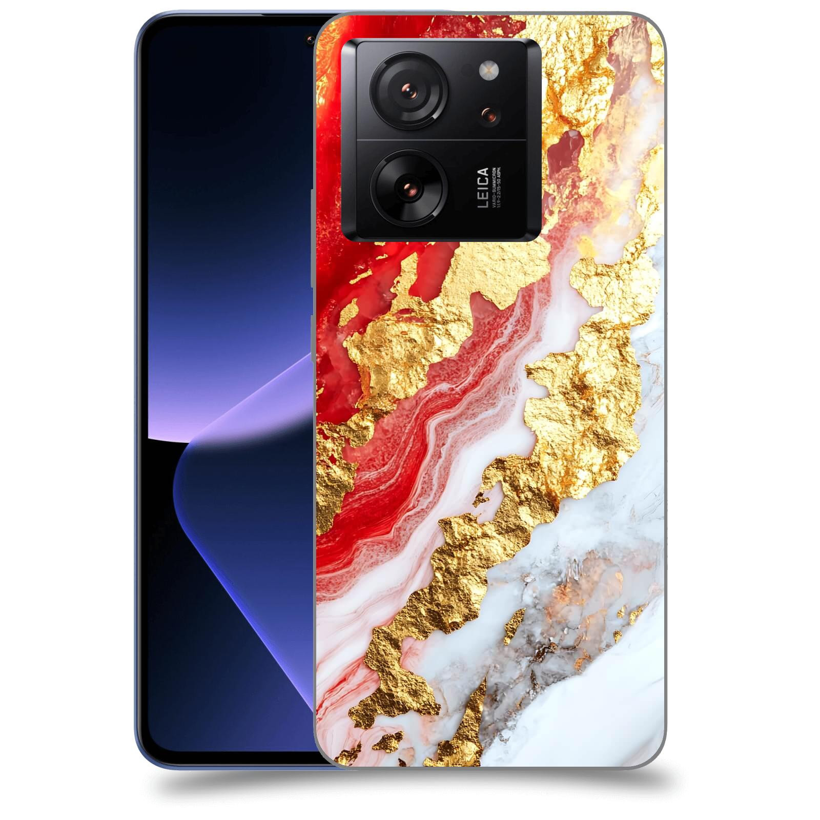 ACOVER Kryt na mobil Xiaomi 13T - Golden Blood II