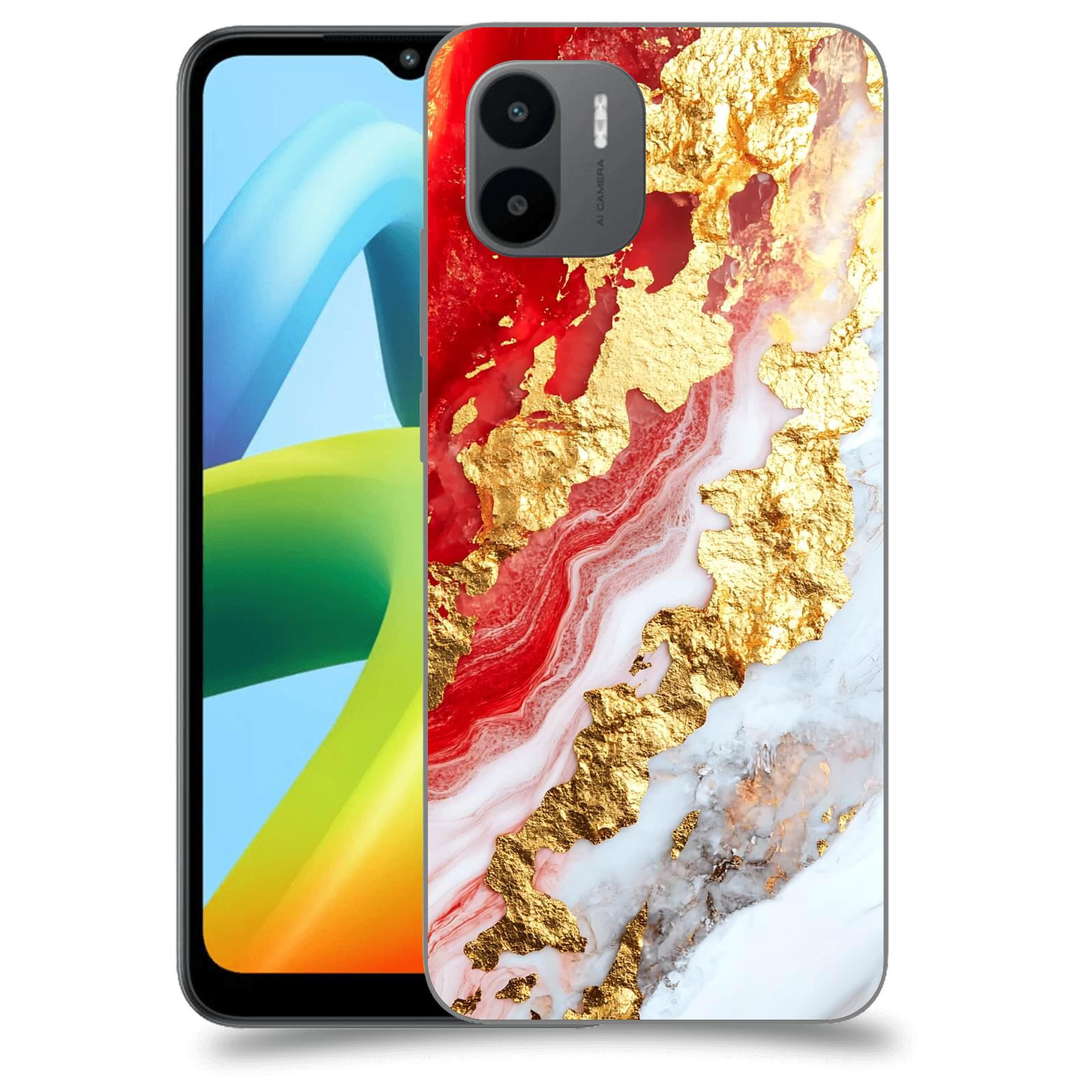 ACOVER Kryt na mobil Xiaomi Redmi A1+ - Golden Blood II