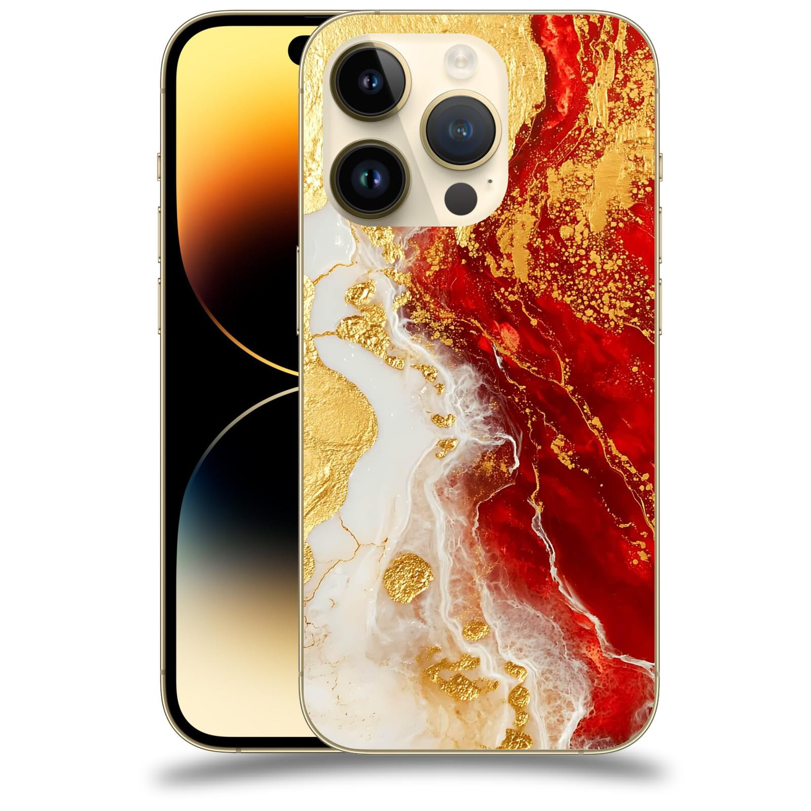 ACOVER Kryt na mobil Apple iPhone 14 Pro - Golden Blood III