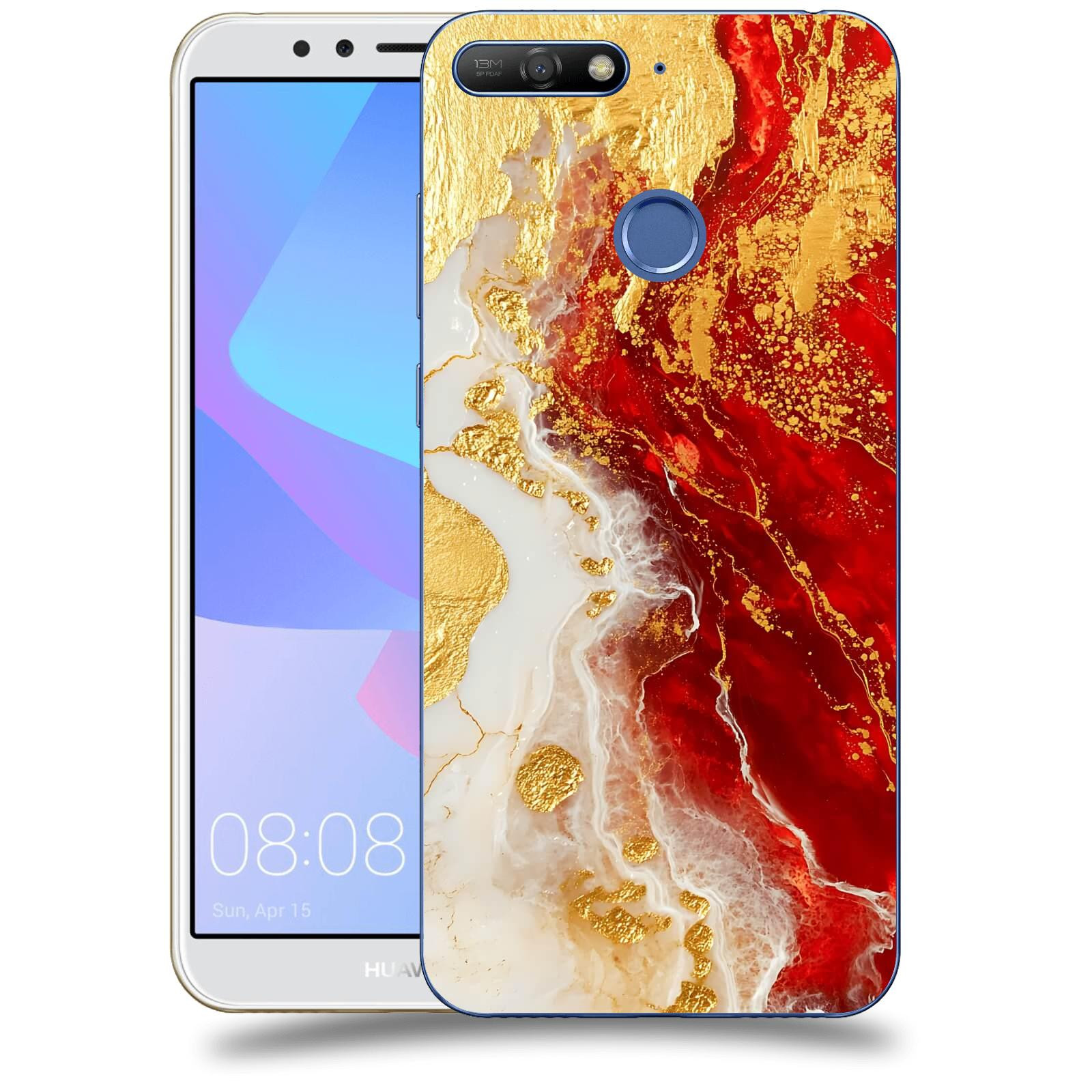 ACOVER Kryt na mobil Huawei Y6 Prime 2018 - Golden Blood III