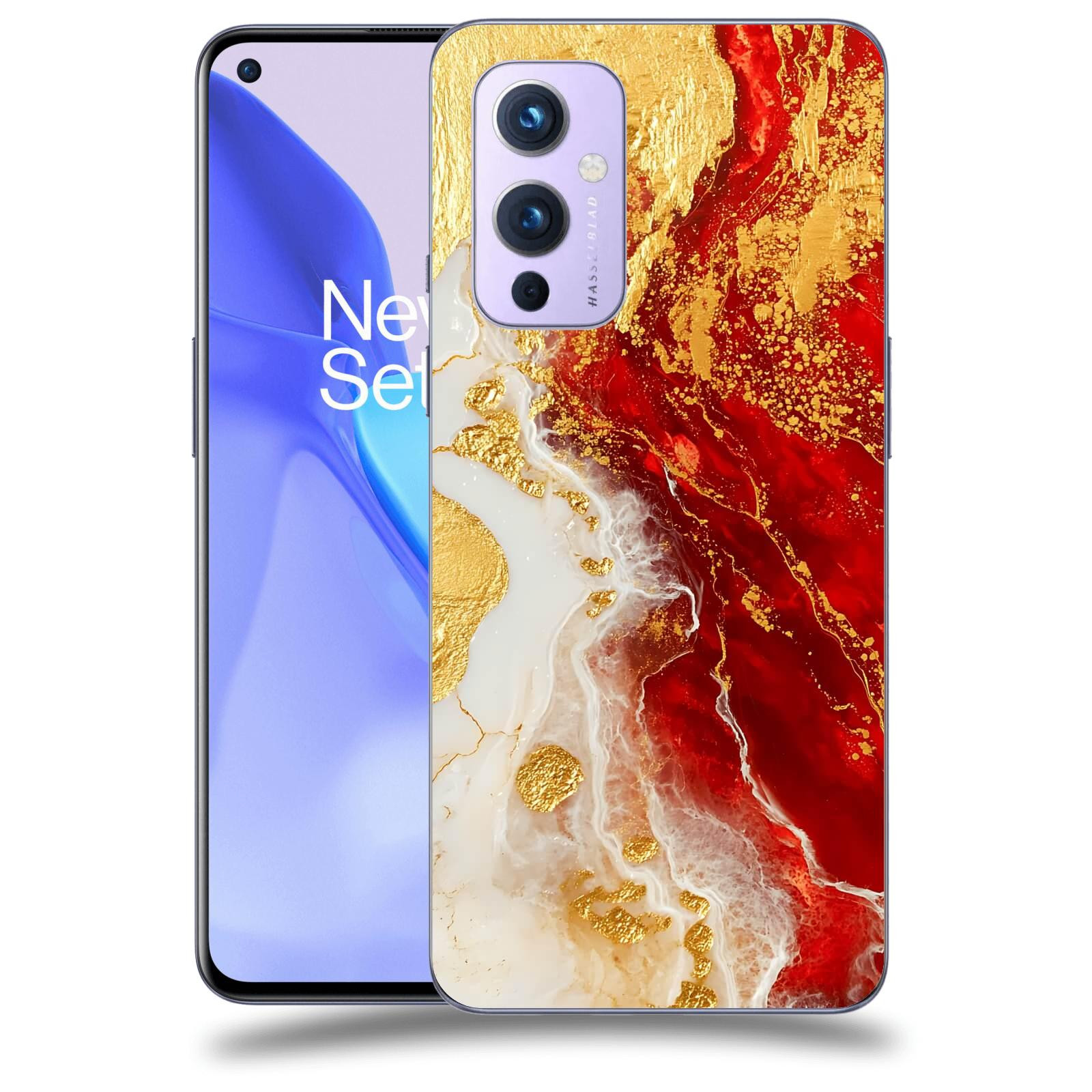 ACOVER Kryt na mobil OnePlus 9 - Golden Blood III