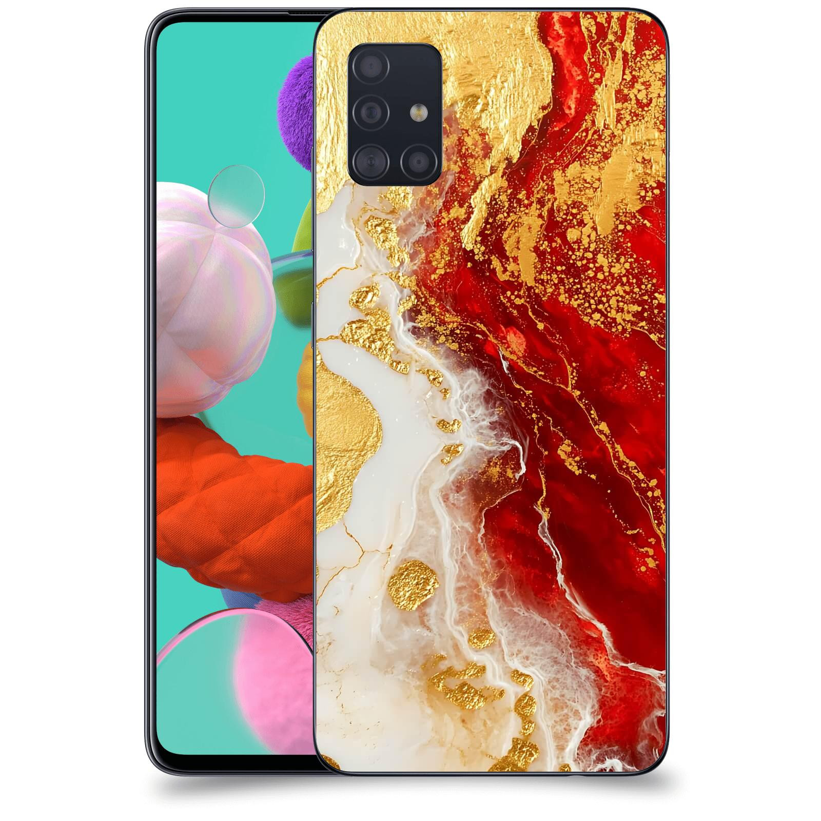 ACOVER Kryt na mobil Samsung Galaxy A51 A515F - Golden Blood III