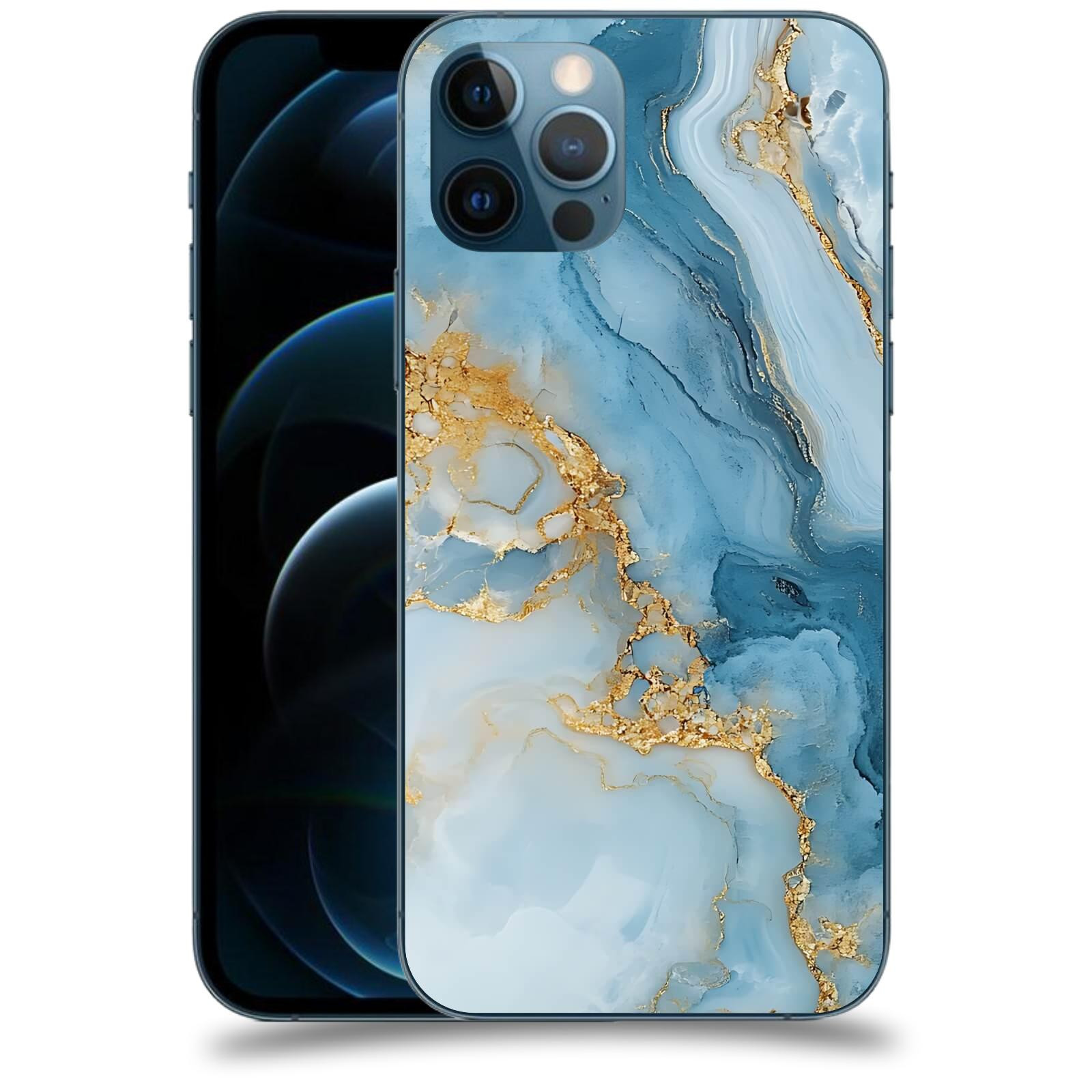 ACOVER Kryt na mobil Apple iPhone 12 Pro - Ice Marble II