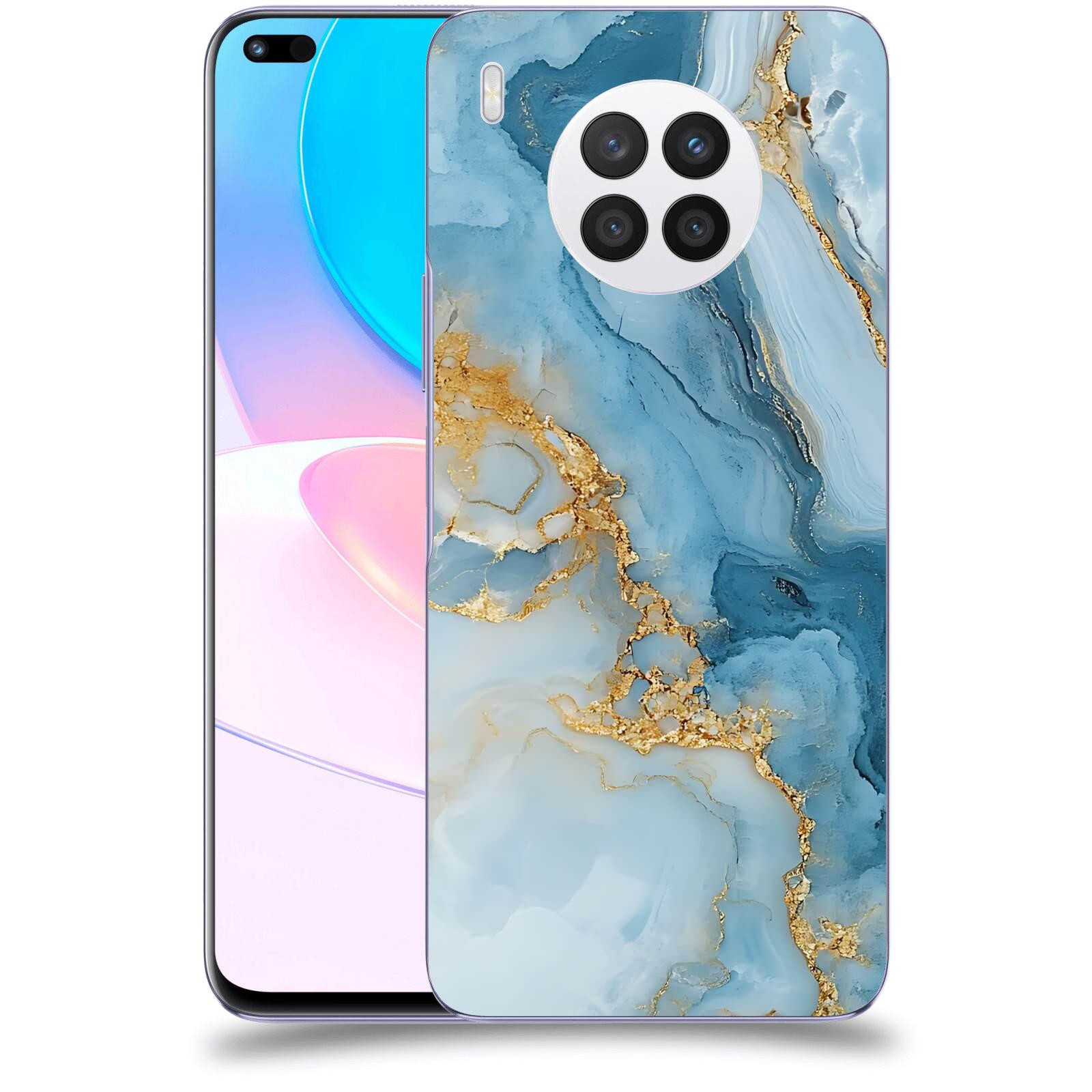 ACOVER Kryt na mobil Huawei Nova 8i - Ice Marble II