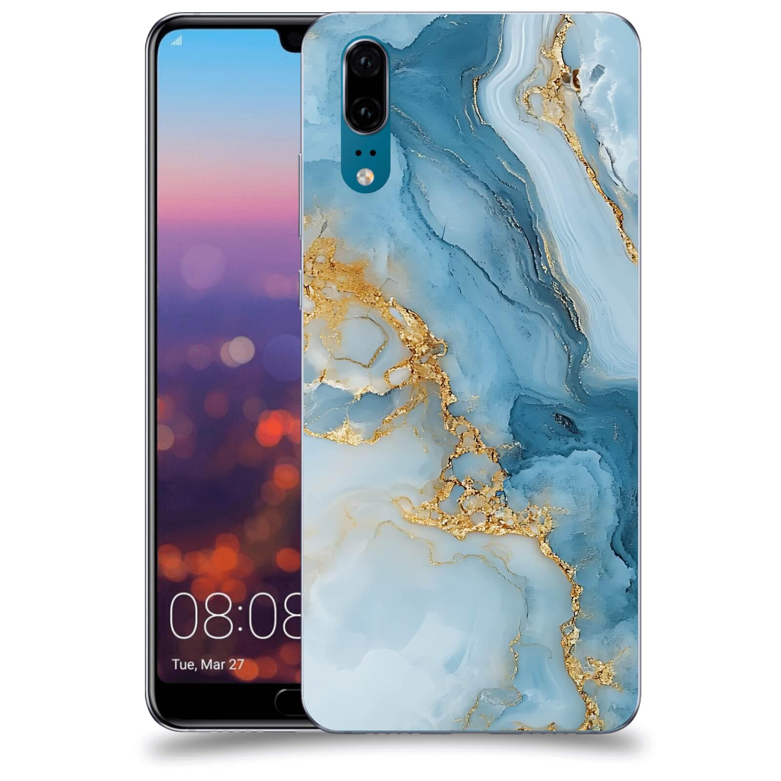 ACOVER Kryt na mobil Huawei P20 - Ice Marble II
