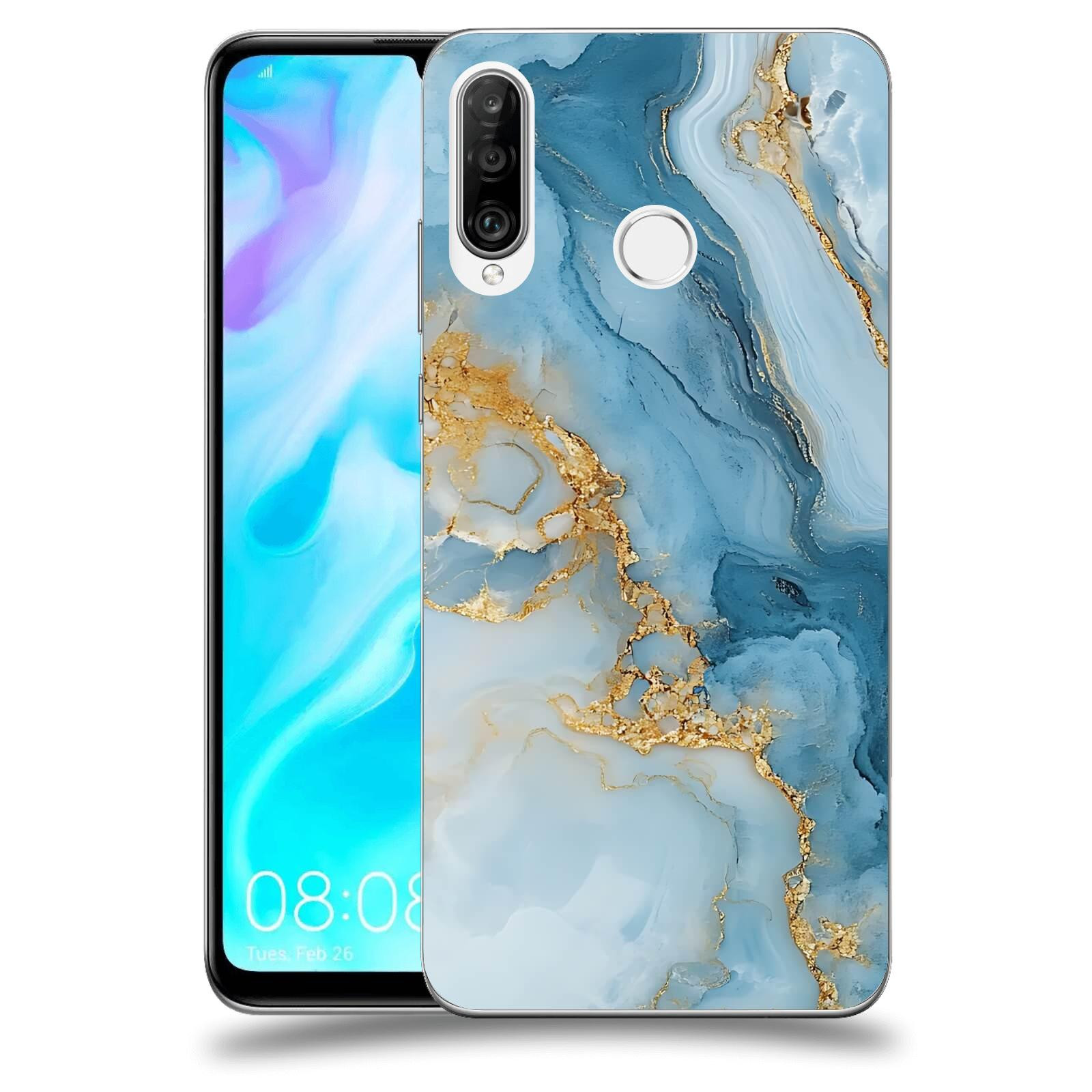 ACOVER Kryt na mobil Huawei P30 Lite - Ice Marble II
