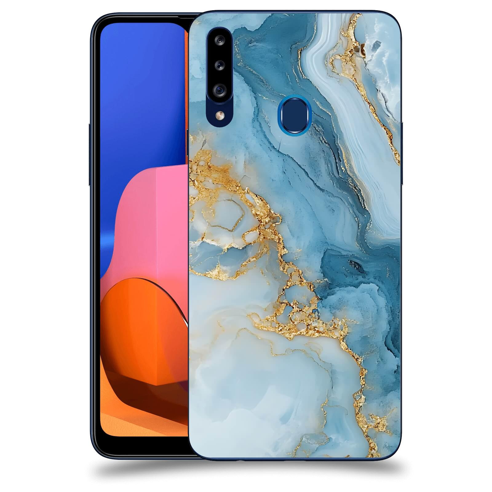 ACOVER Kryt na mobil Samsung Galaxy A20s - Ice Marble II