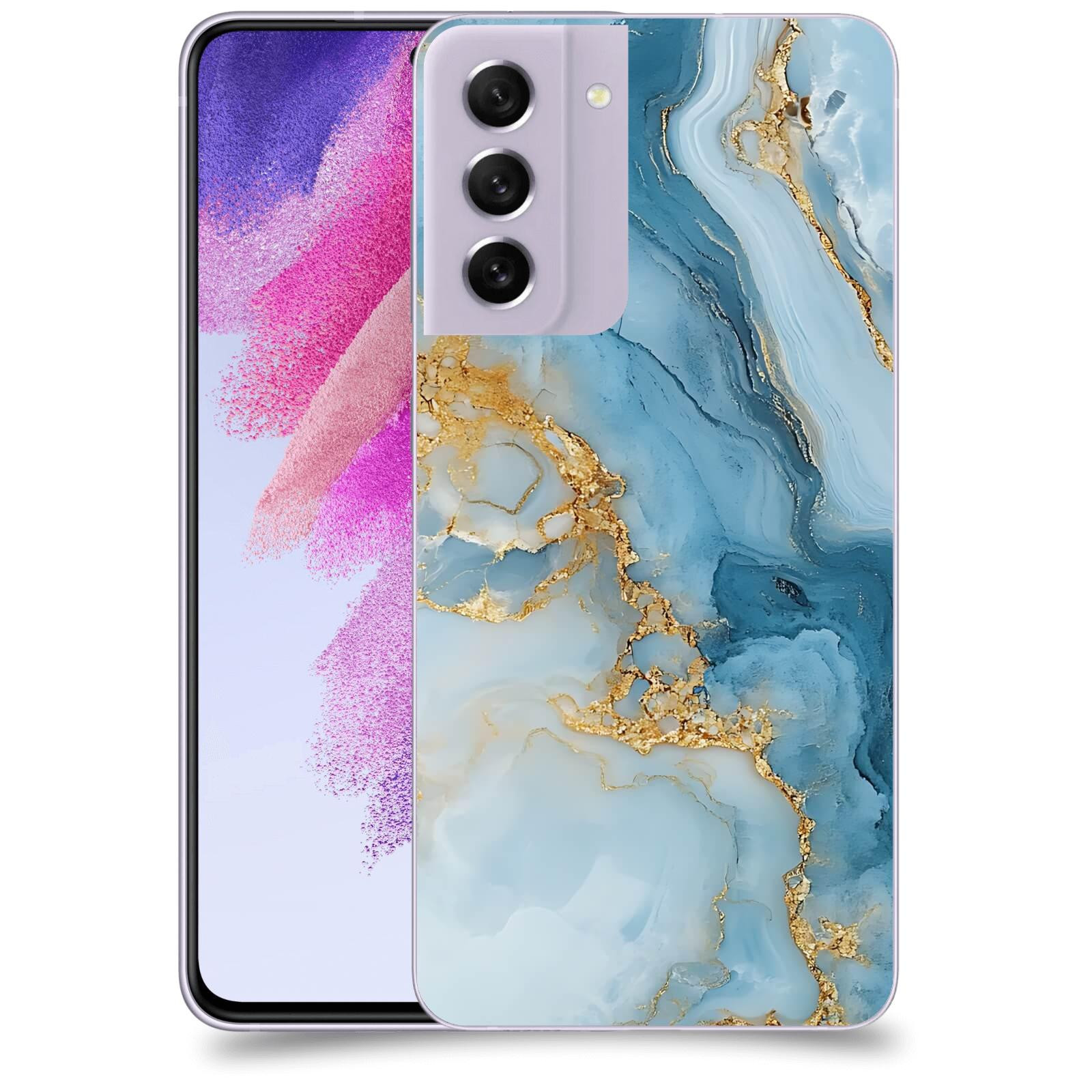 ACOVER Kryt na mobil Samsung Galaxy S21 FE 5G - Ice Marble II