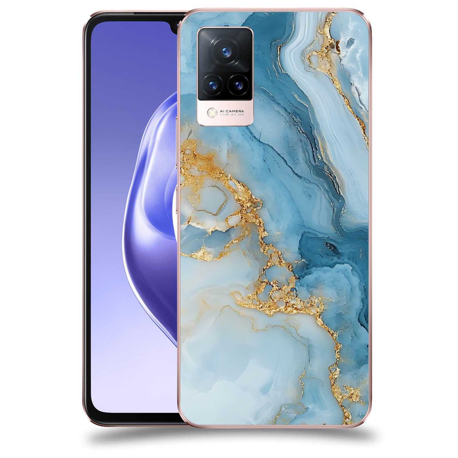 ACOVER Kryt na mobil Vivo V21 5G - Ice Marble II