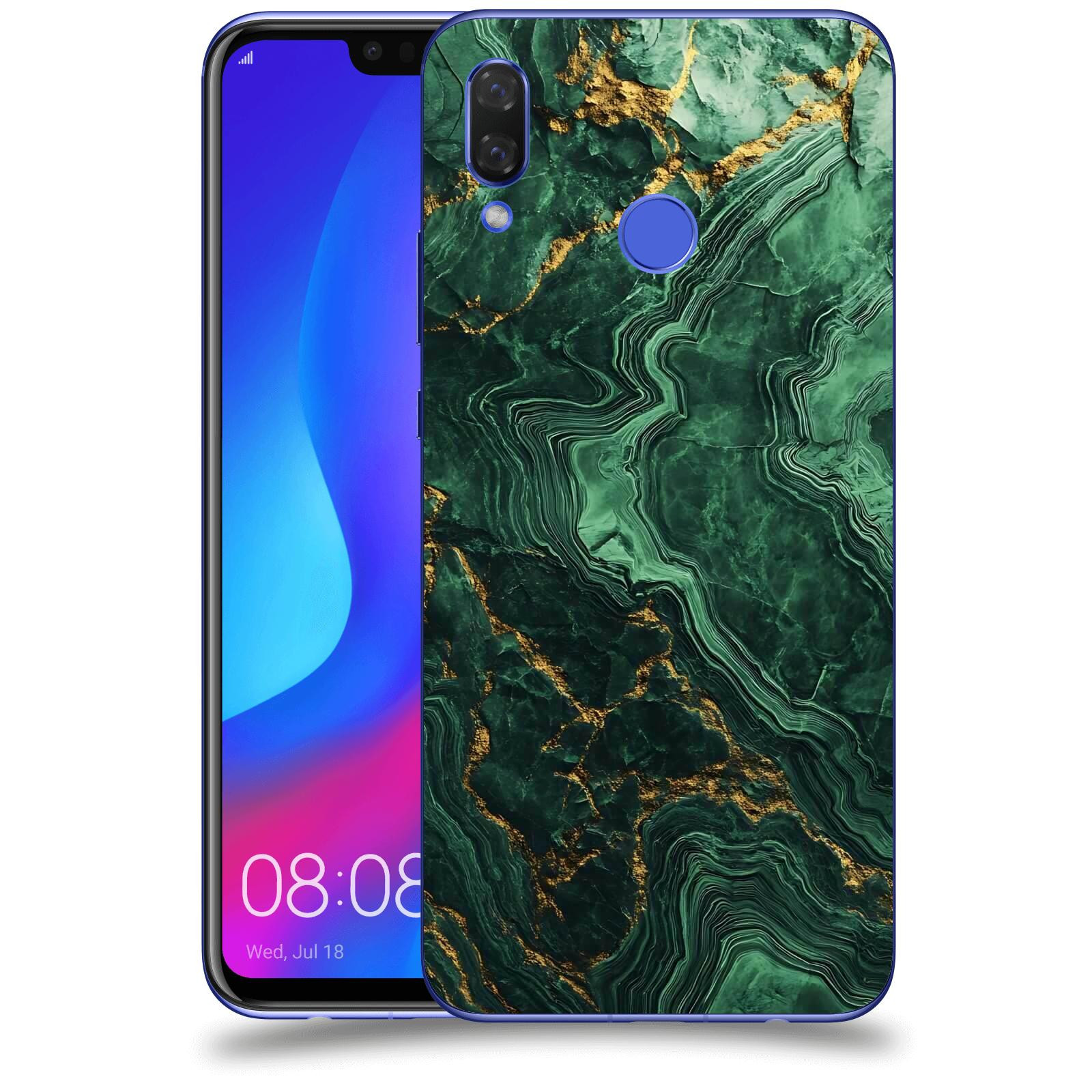 ACOVER Kryt na mobil Huawei Nova 3 - Golden Moss I