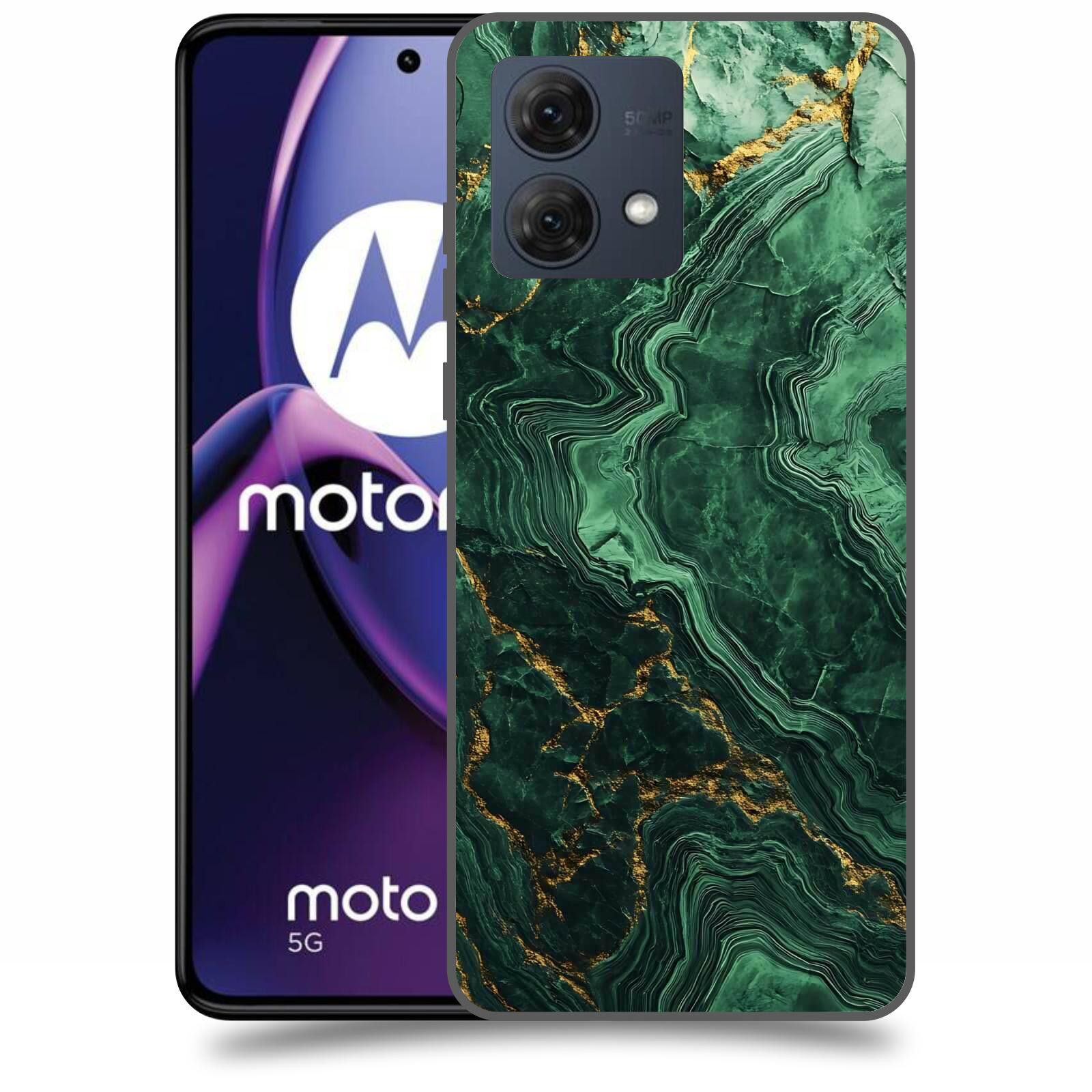 ACOVER Kryt na mobil Motorola Moto G84 5G - Golden Moss I