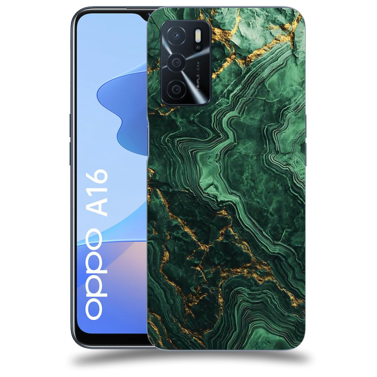 ACOVER Kryt na mobil OPPO A16 - Golden Moss I