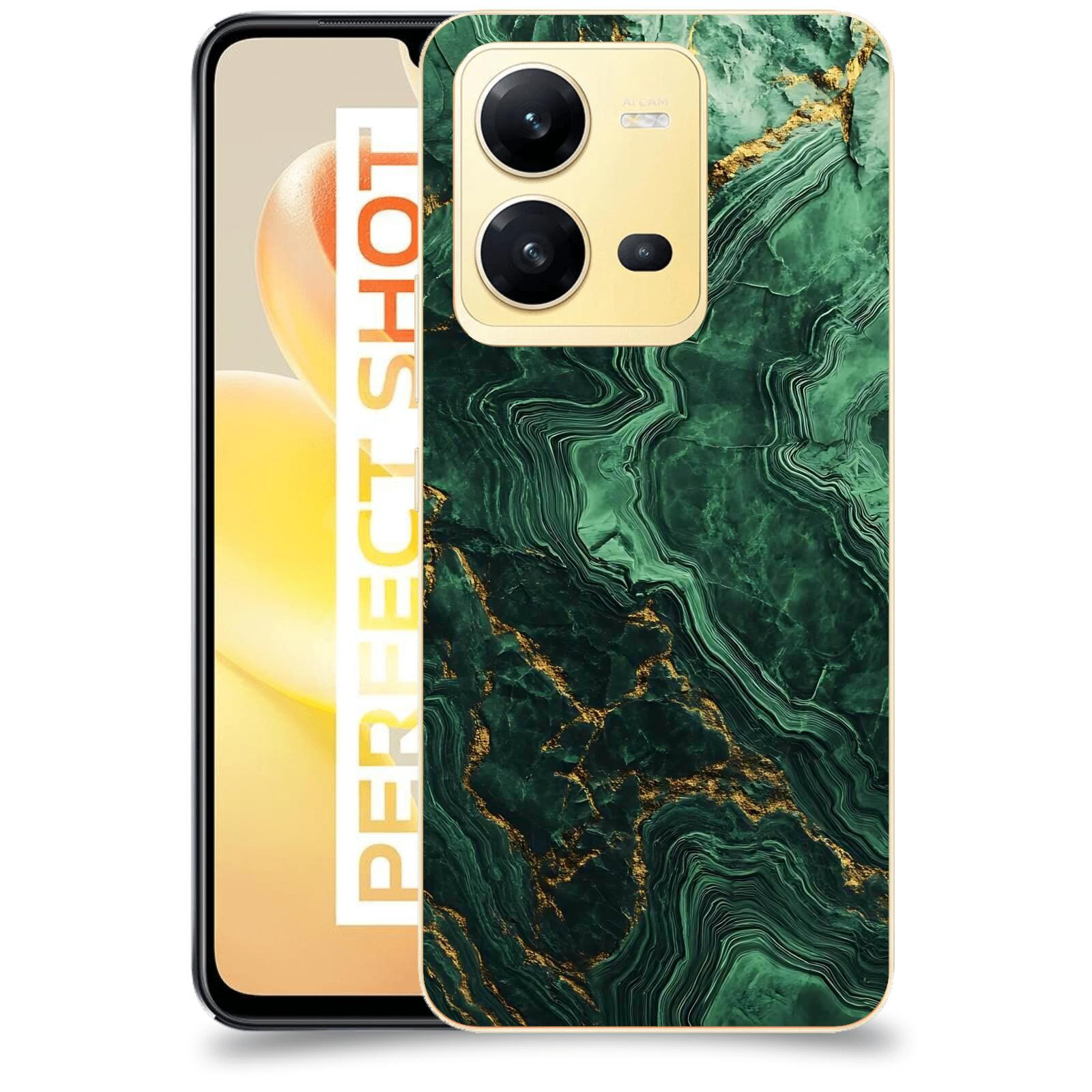 ACOVER Kryt na mobil Vivo X80 Lite - Golden Moss I