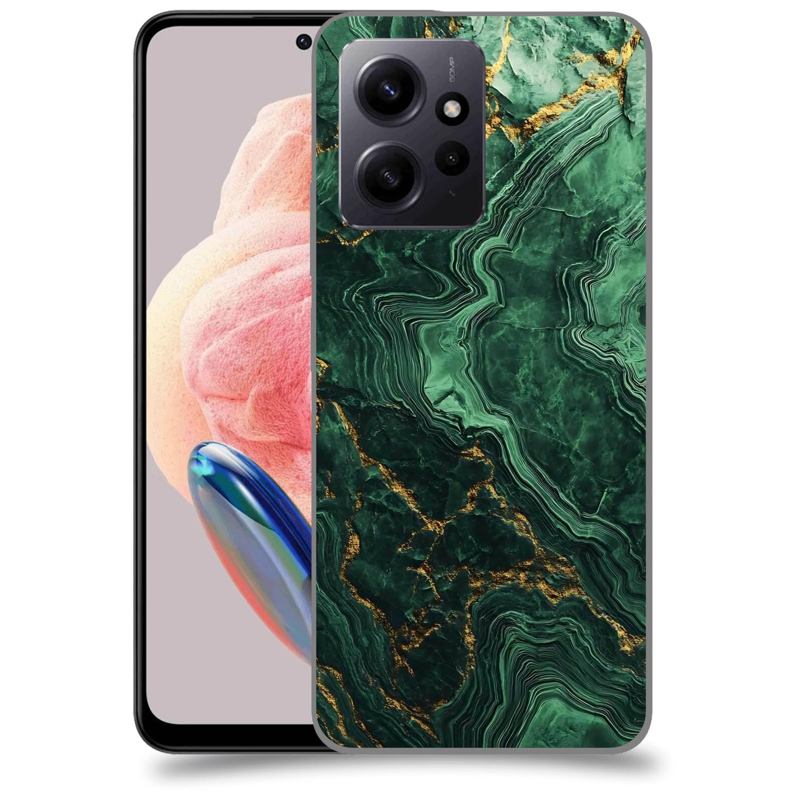 ACOVER Kryt na mobil Xiaomi Redmi Note 12 4G - Golden Moss I