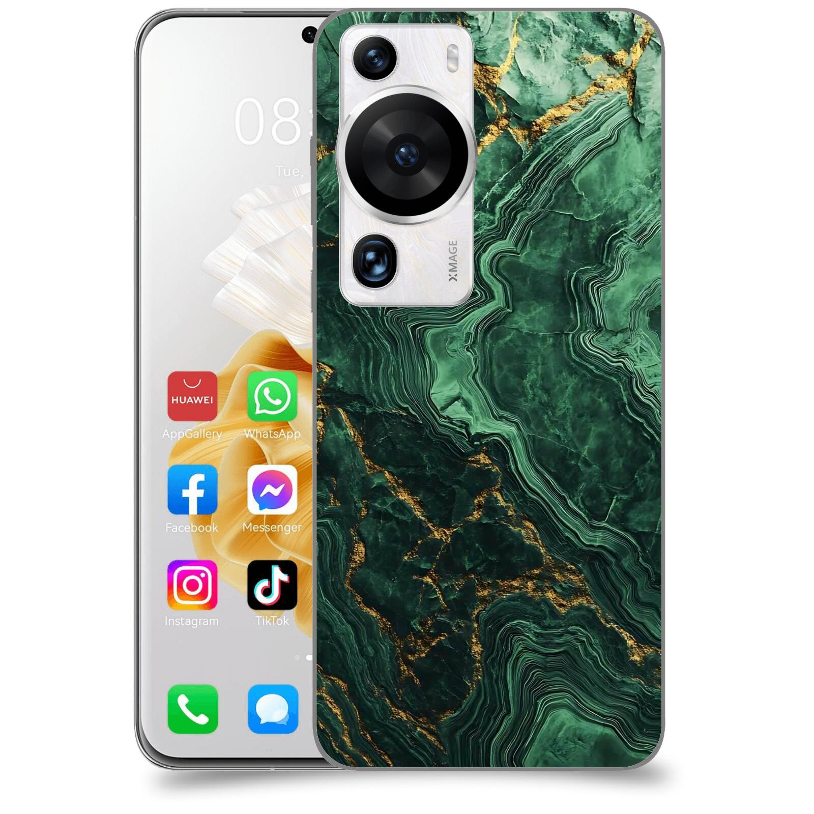 ACOVER Kryt na mobil Huawei P60 Pro - Golden Moss I