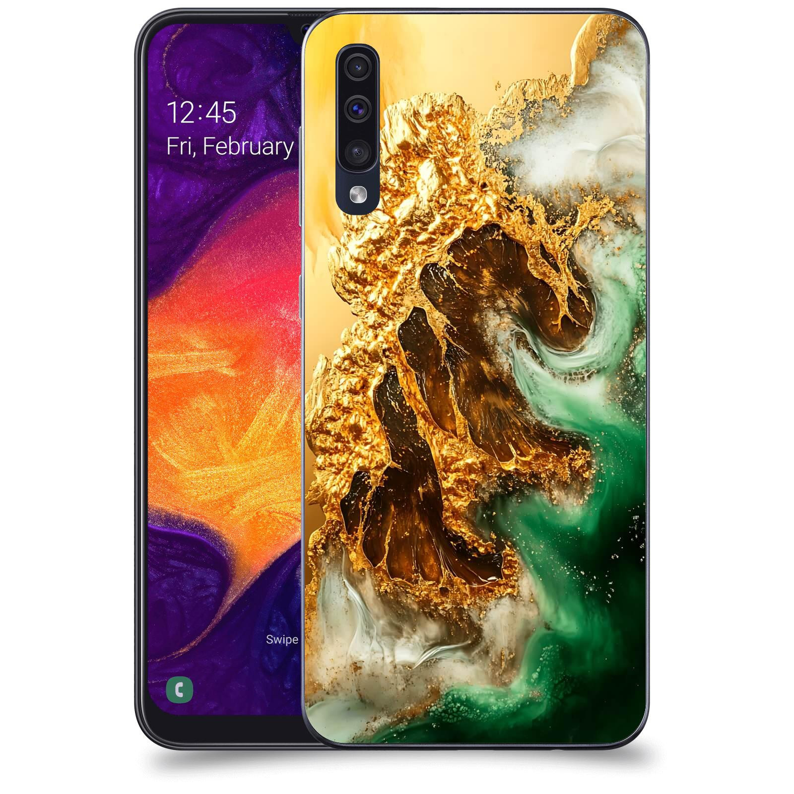 ACOVER Kryt na mobil Samsung Galaxy A50 A505F - Golden Moss II