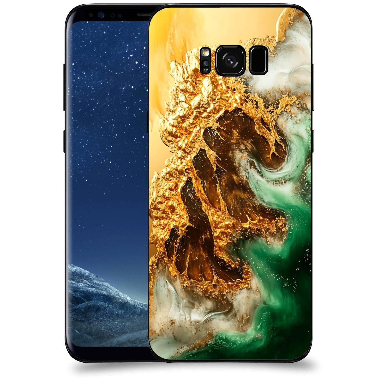 ACOVER Kryt na mobil Samsung Galaxy S8+ G955F - Golden Moss II