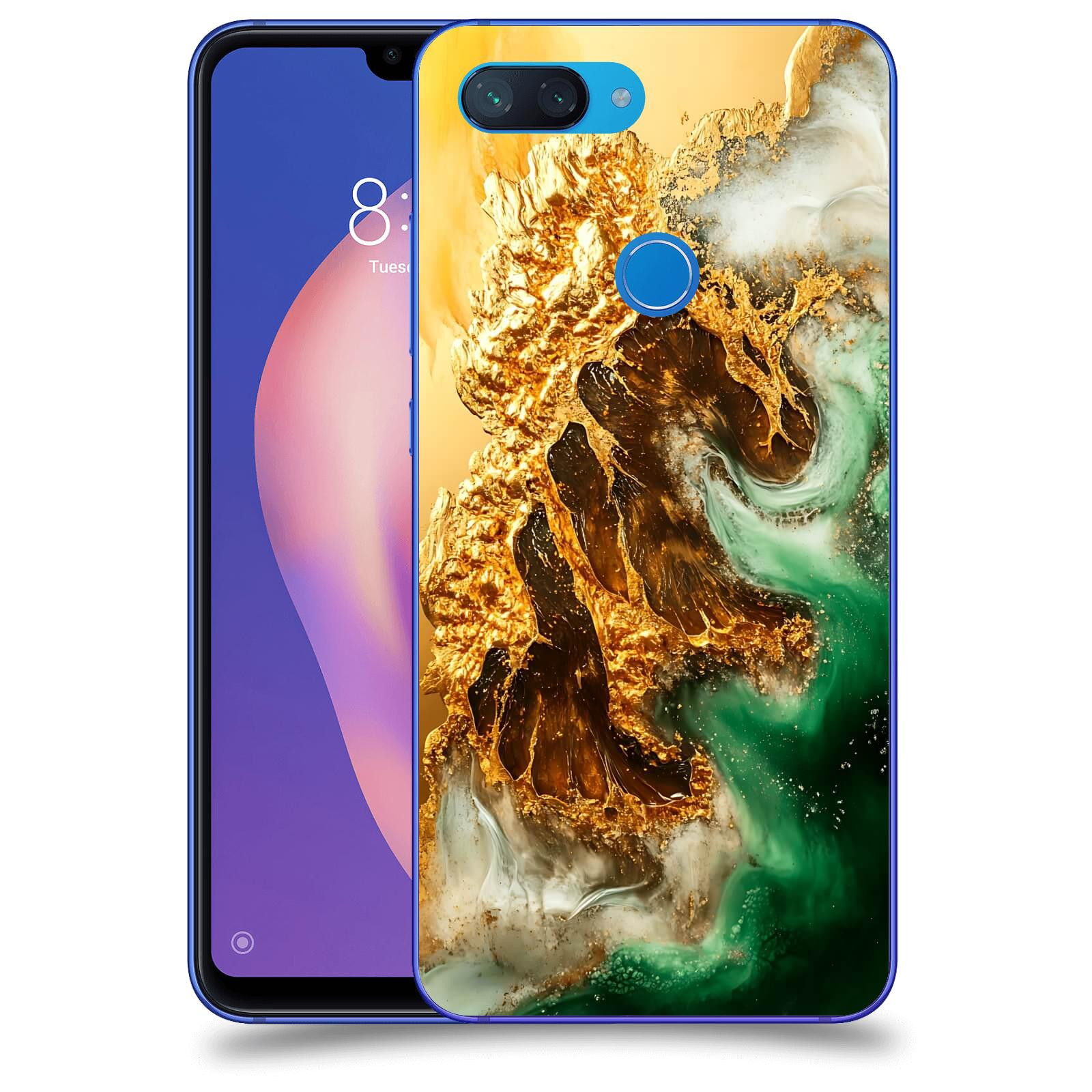 ACOVER Kryt na mobil Xiaomi Mi 8 Lite - Golden Moss II